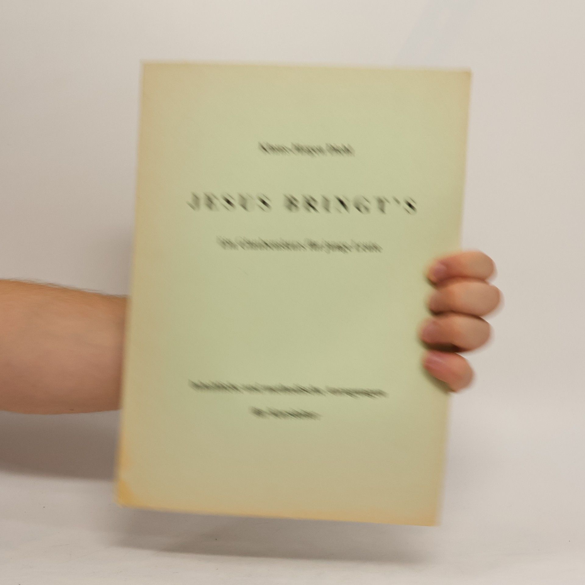 Klaus Jürgen Diehl Jesus bringt's