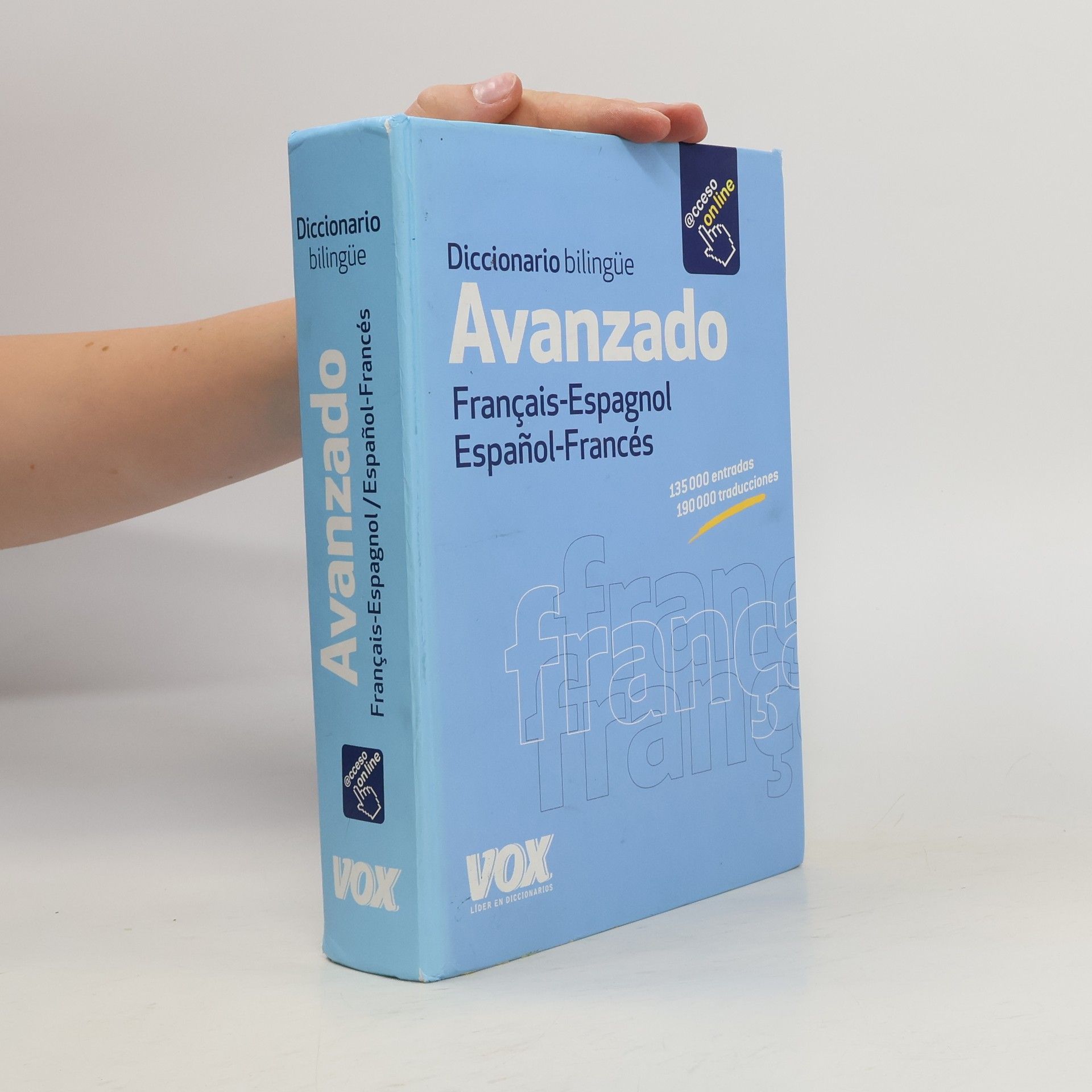 Autores varios Diccionario avanzado français-espagnol, español-francés
