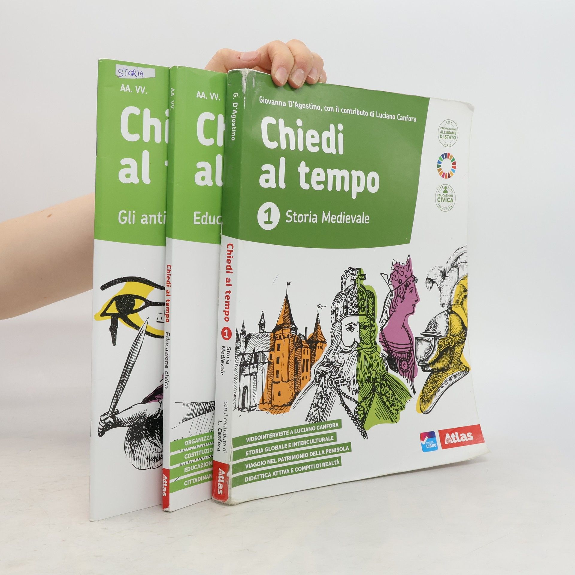 Luciano Canfora Chiedi al tempo. Volume 1 Storia Medievale + Educazione civica + Gli antichi tra noi