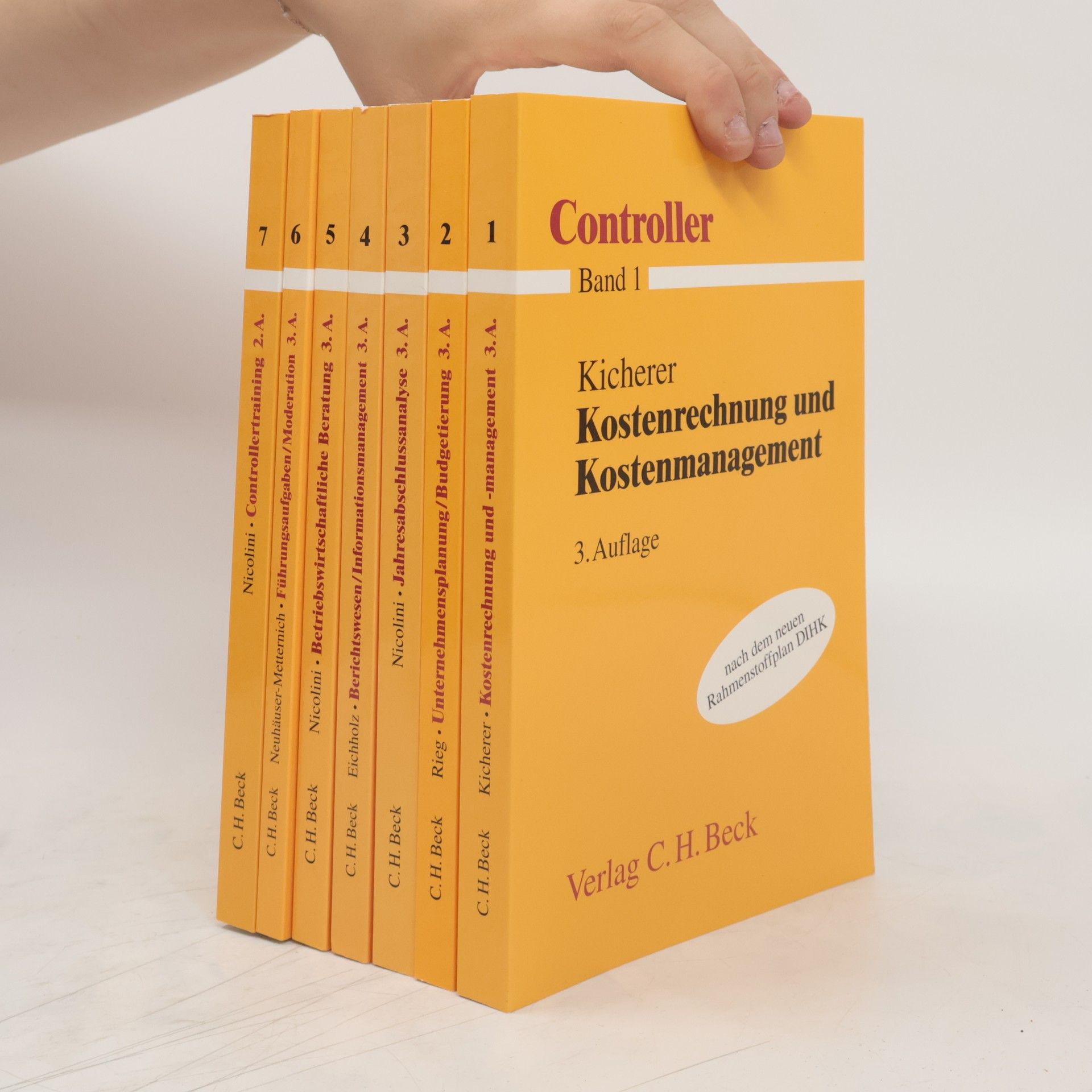 Hans Peter Kicherer Controller Gesamtwerk in 7 Bänden 1-7