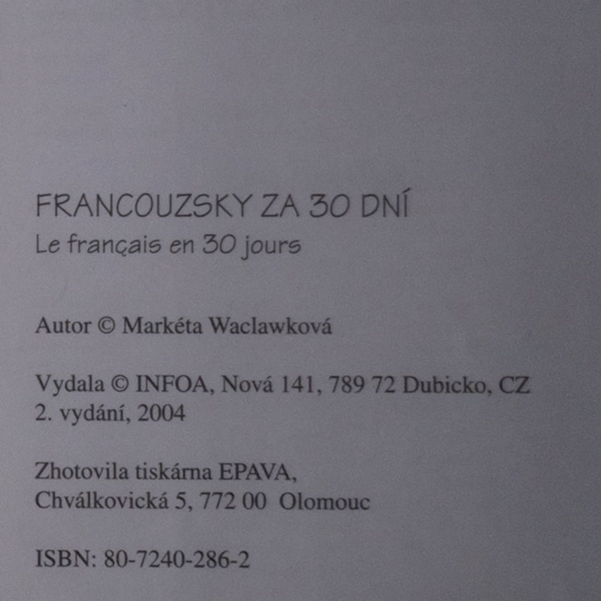 Kolektív autorov Francouzsky za 30 dní