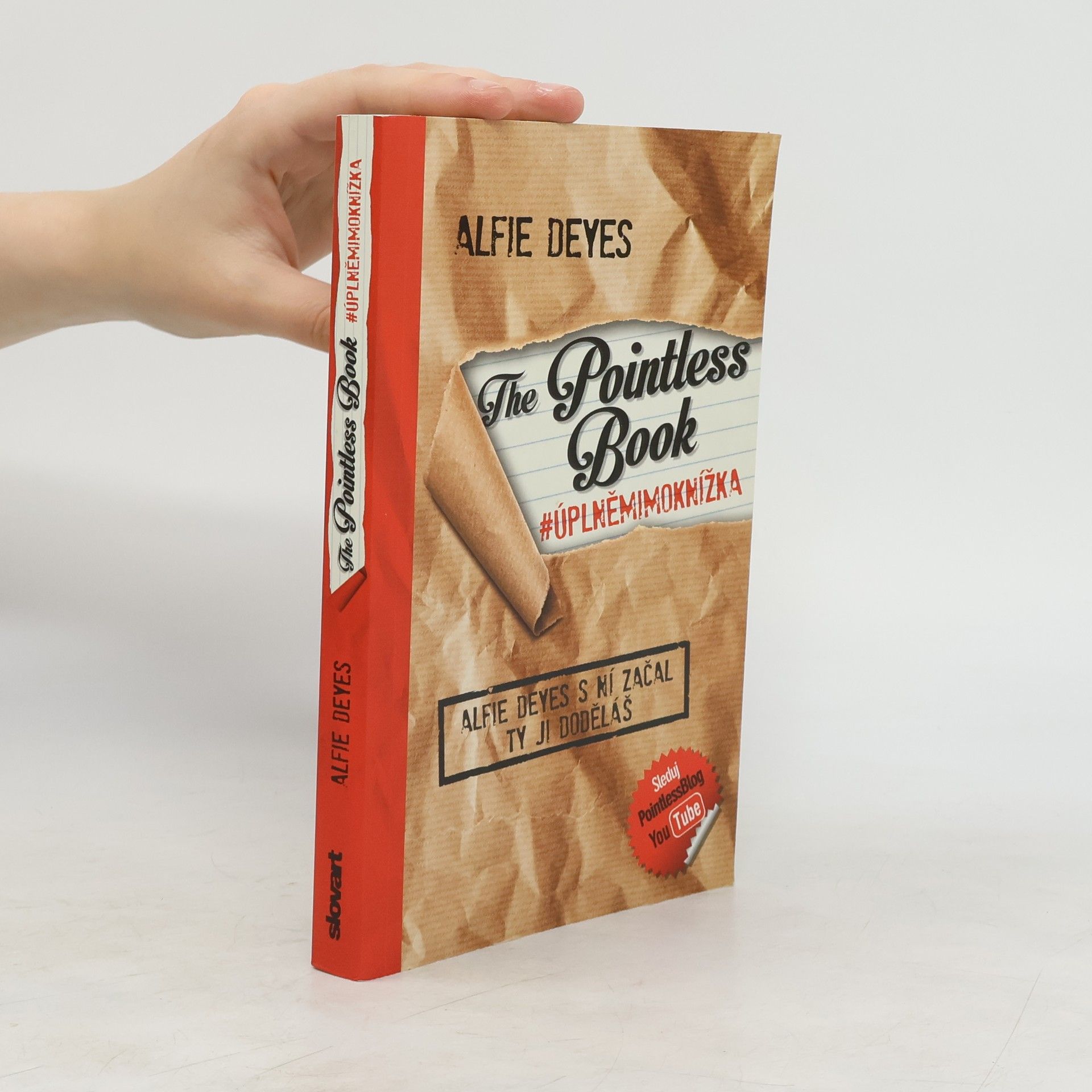 Alfie Deyes The pointless book. Alfie Deyes s ní začal, ty ji doděláš