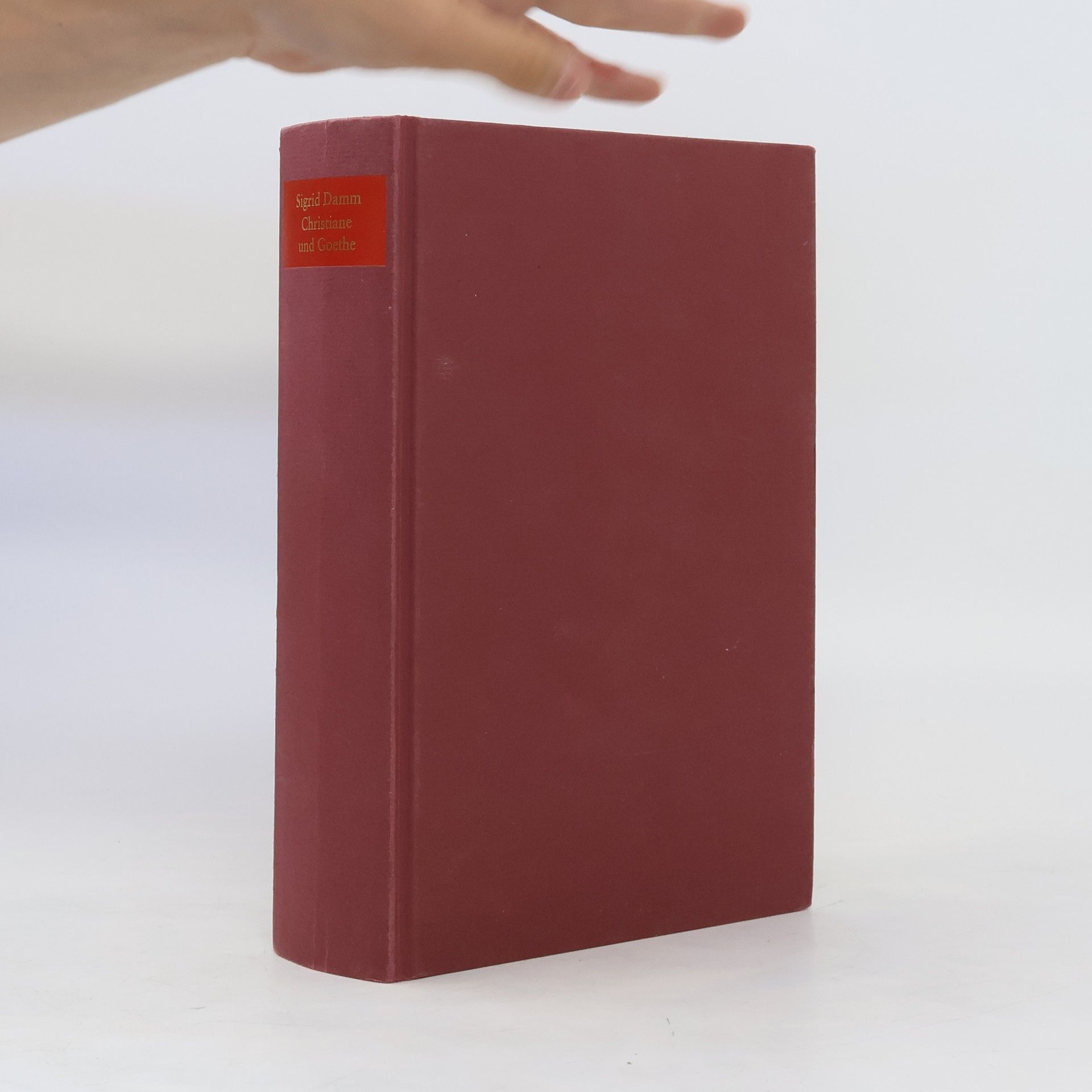 Sigrid Damm Christiane und Goethe