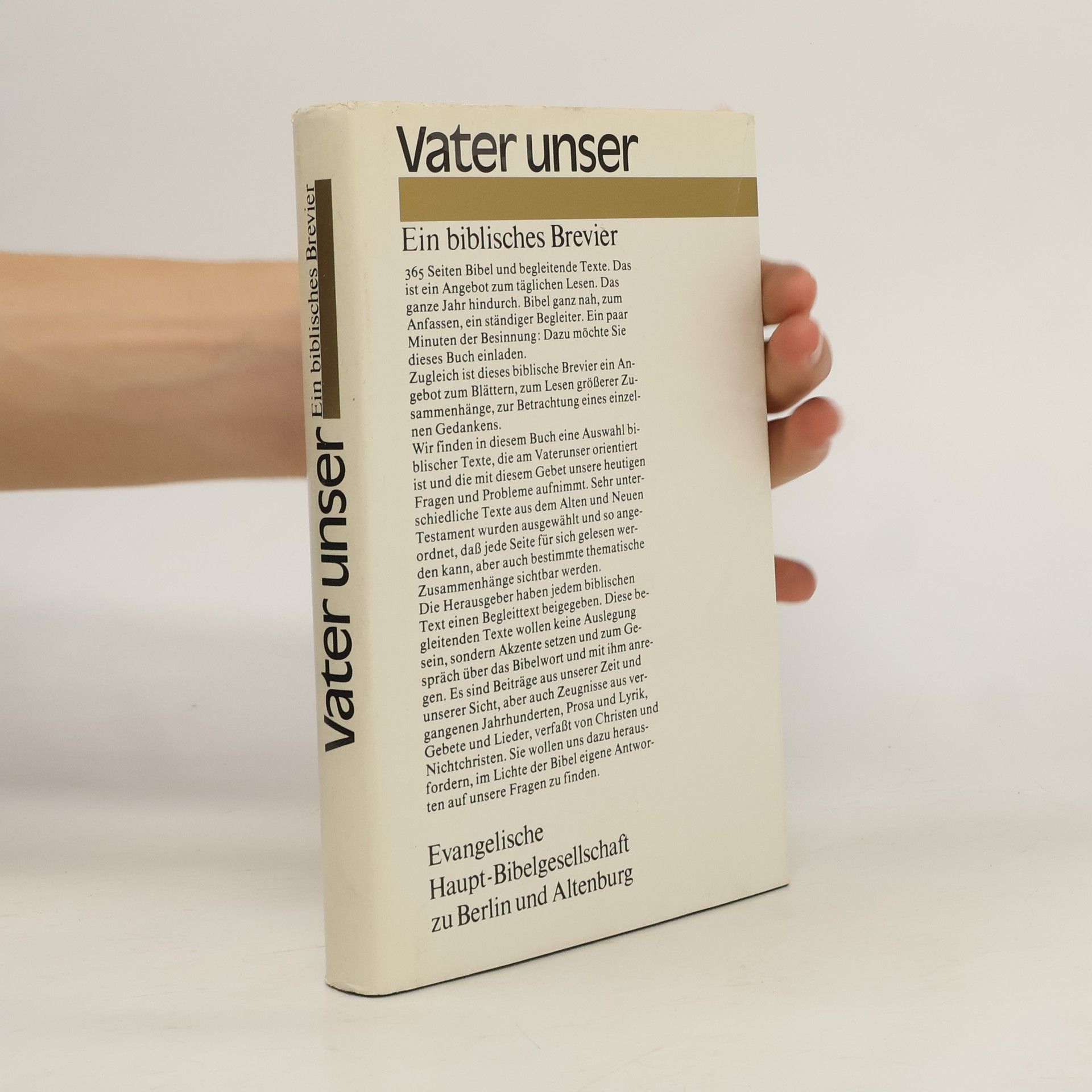 Dorrit Fischer Vater unser ein biblisches Brevier