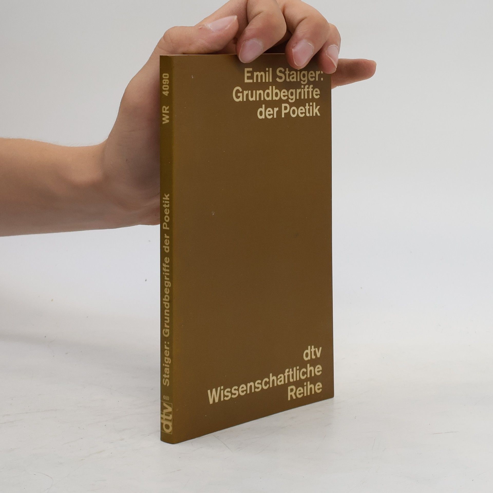Emil Staiger Grundbegriffe der Poetik