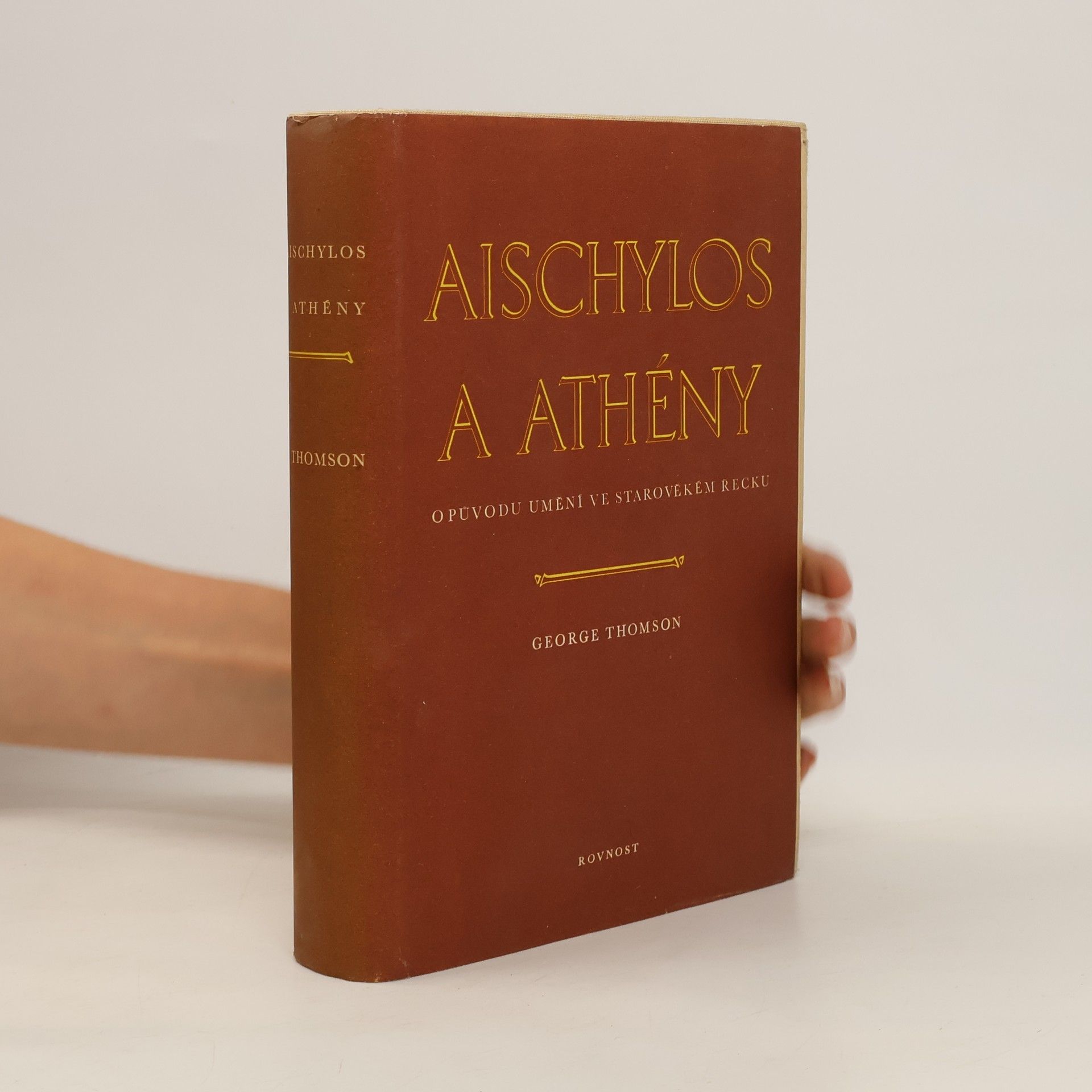 George Thomson Aischylos a Athény