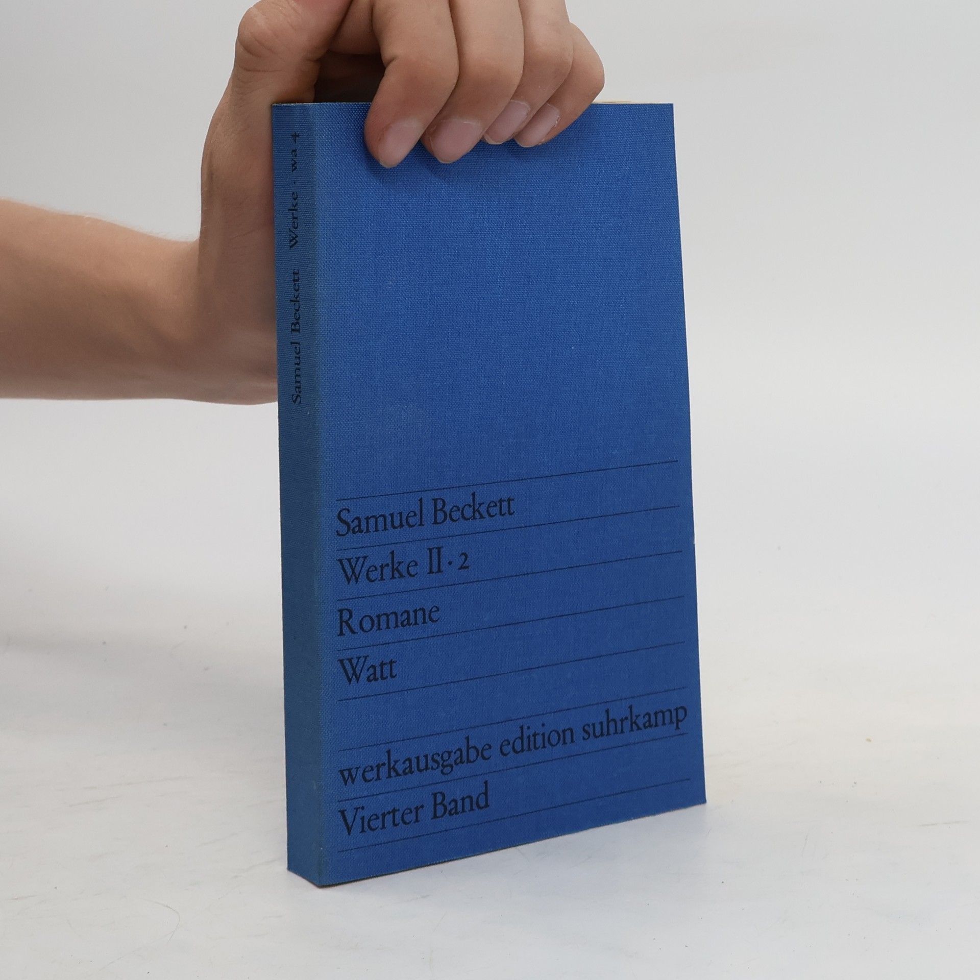 Samuel Beckett Werke II. 2. Romane. Watt. Vierter Band