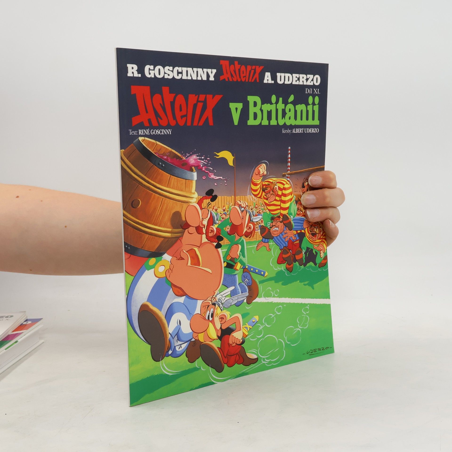René Goscinny Asterix v Británii