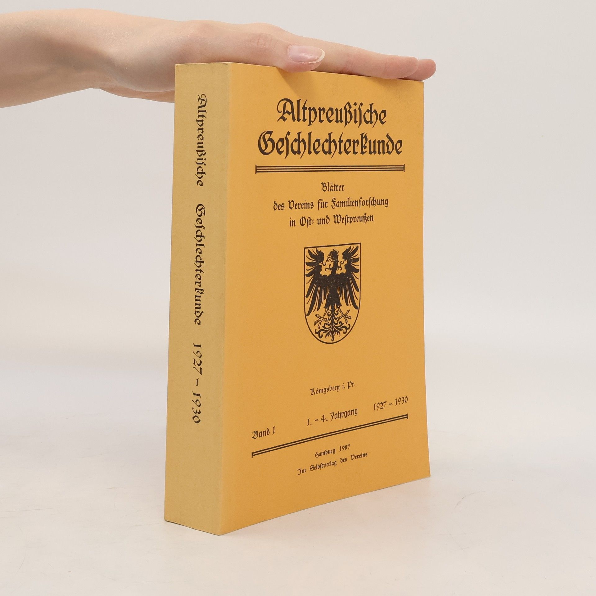 William Meyer Altpreußische Geschlechterkunde 1927-1930