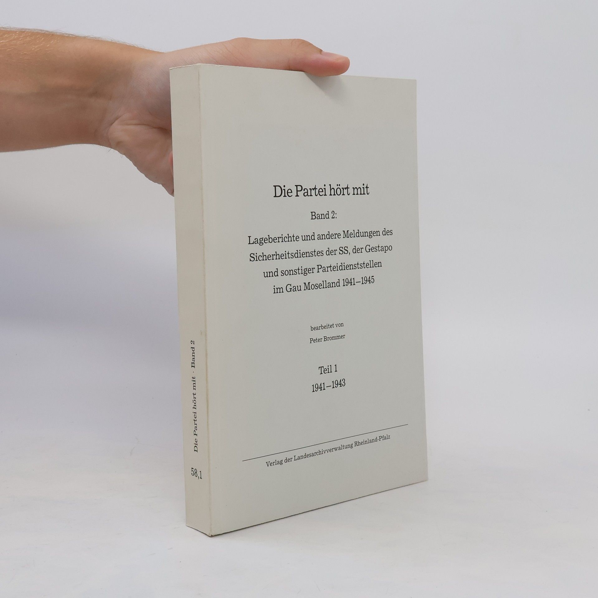 Autorenkollektiv Die Partei hört mit. Band 2. Teil 1