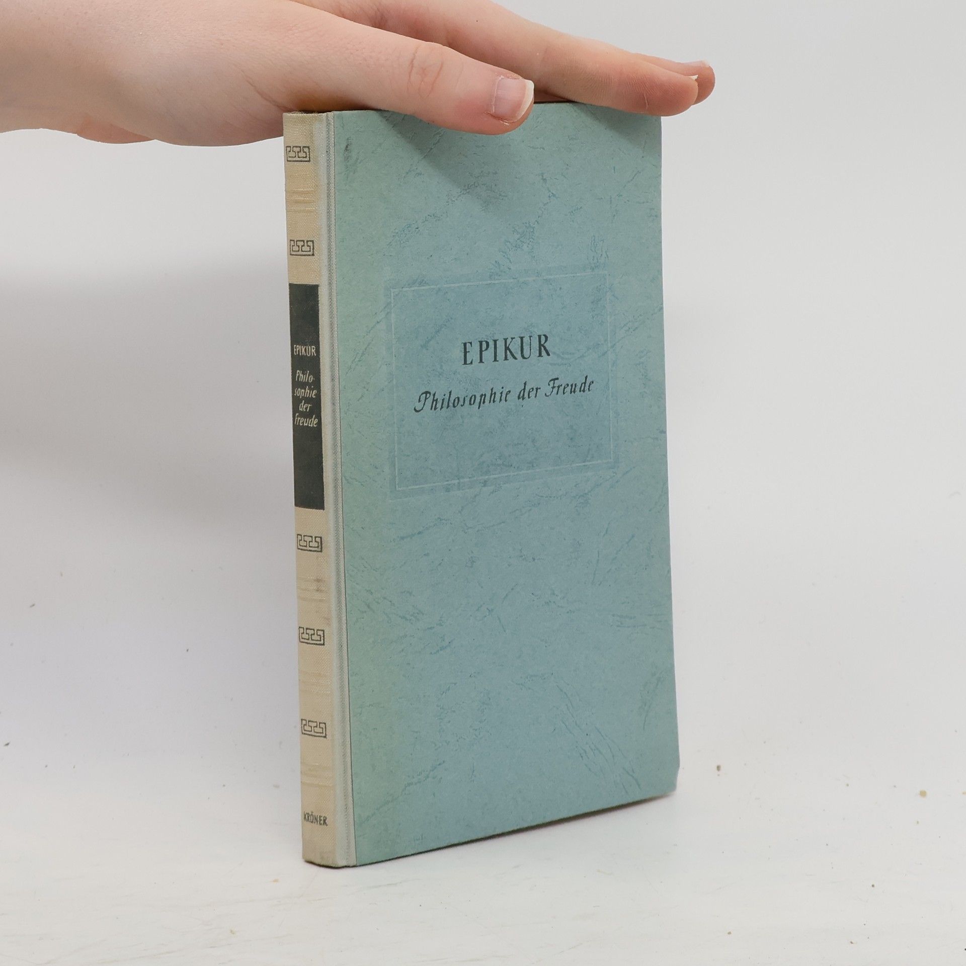 Johannes Mewaldt Epikur, Philosophie der Freude