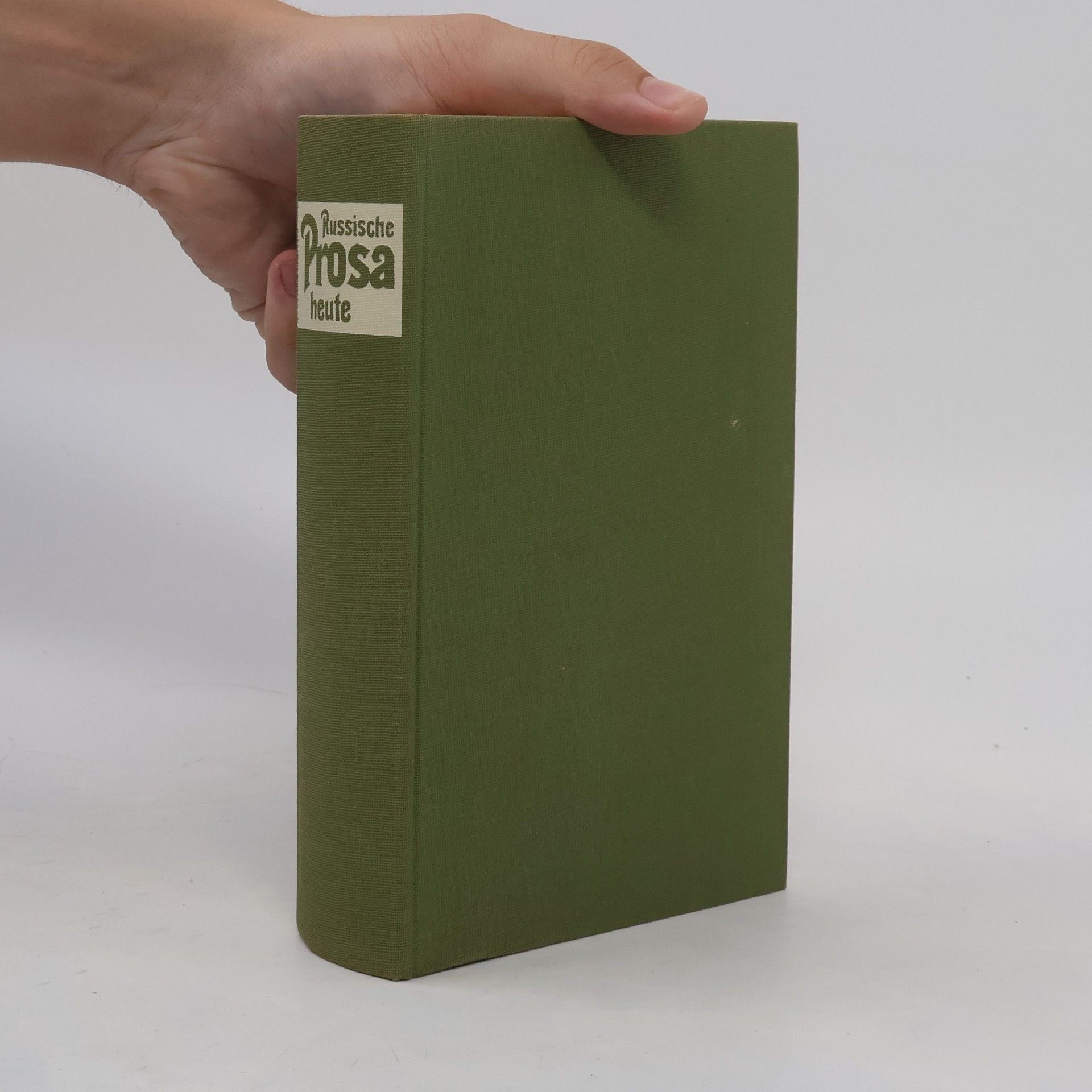 Helen von Ssachno Russische Prosa heute