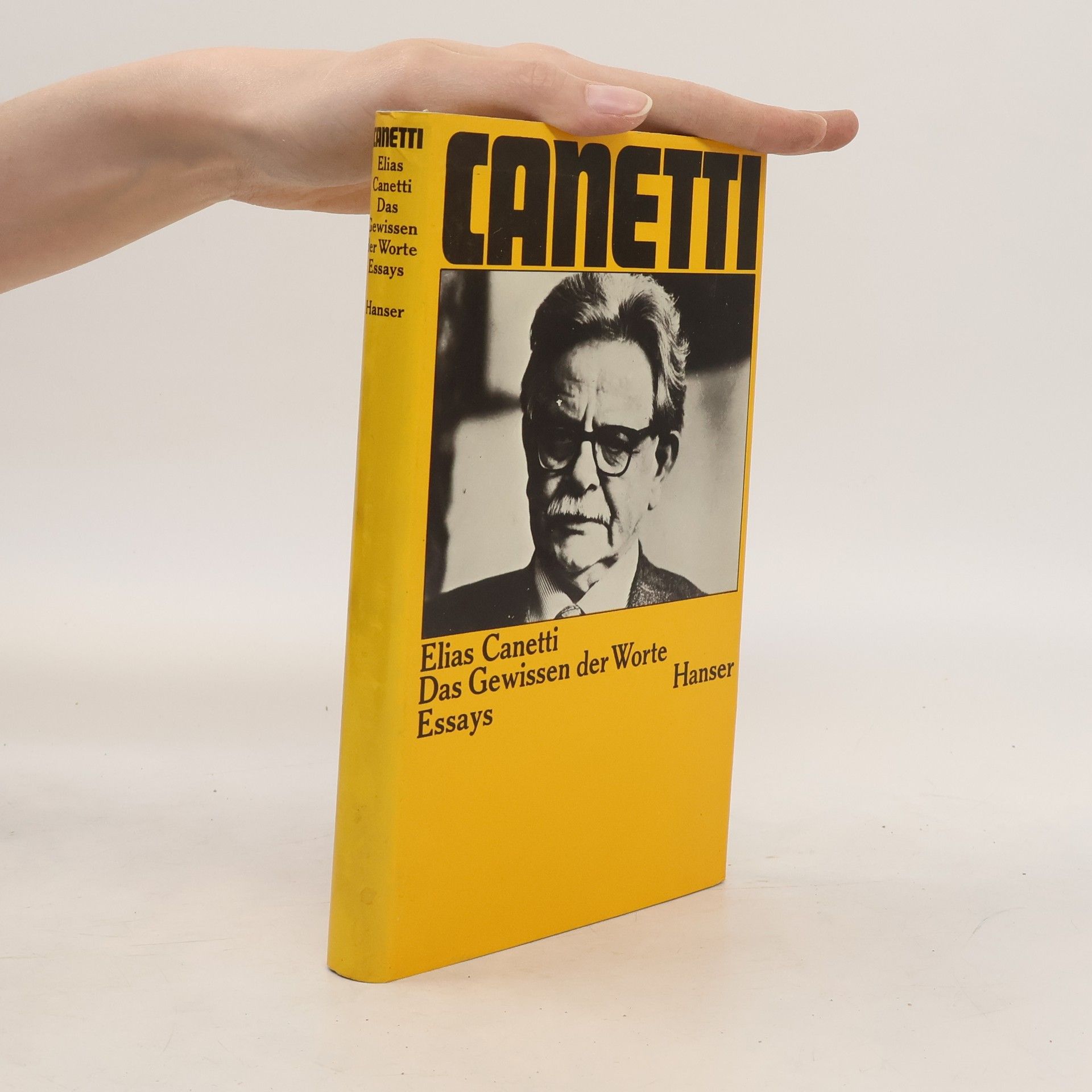 Elias Canetti Das Gewissen der Worte