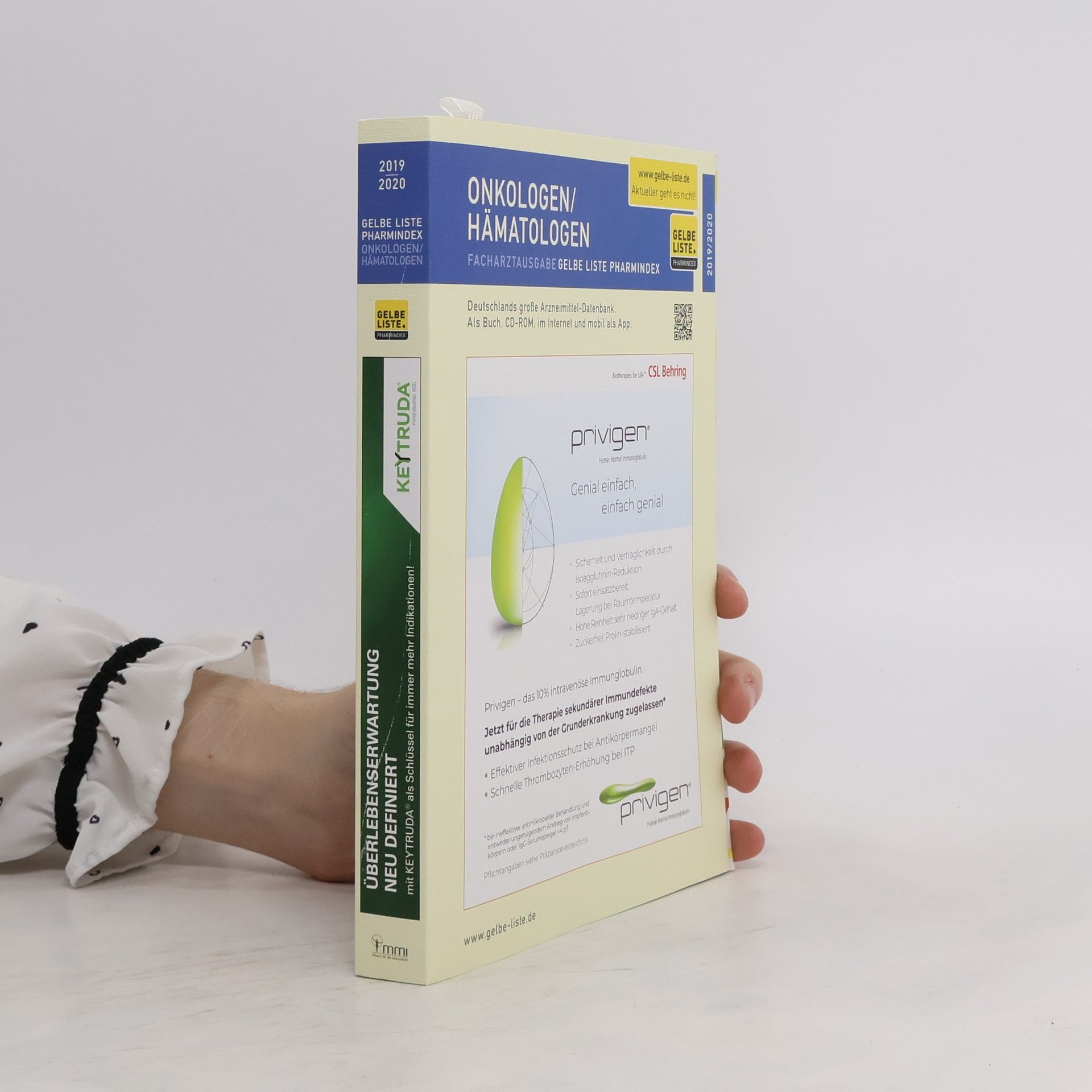 Auteurscollectief Gelbe Liste Pharmindex Onkologen/Hämatologen Facharztausgabe 2019/2020"