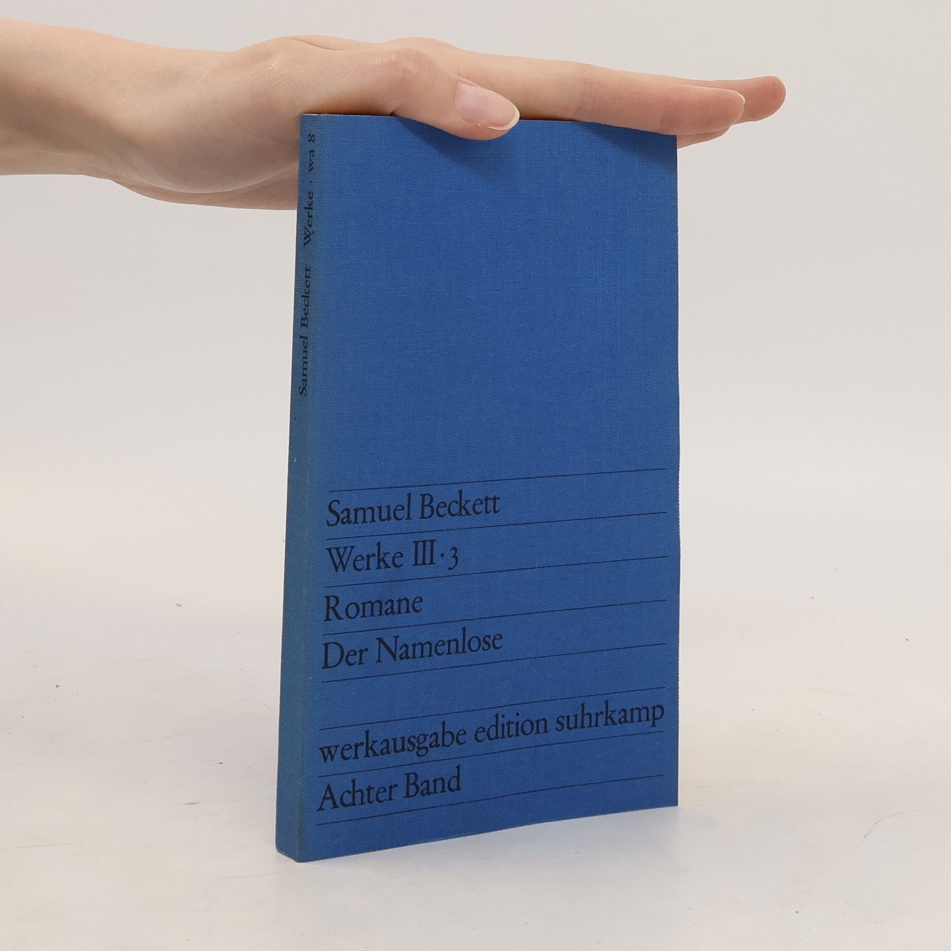 Samuel Beckett Werke III-3. Band 8.