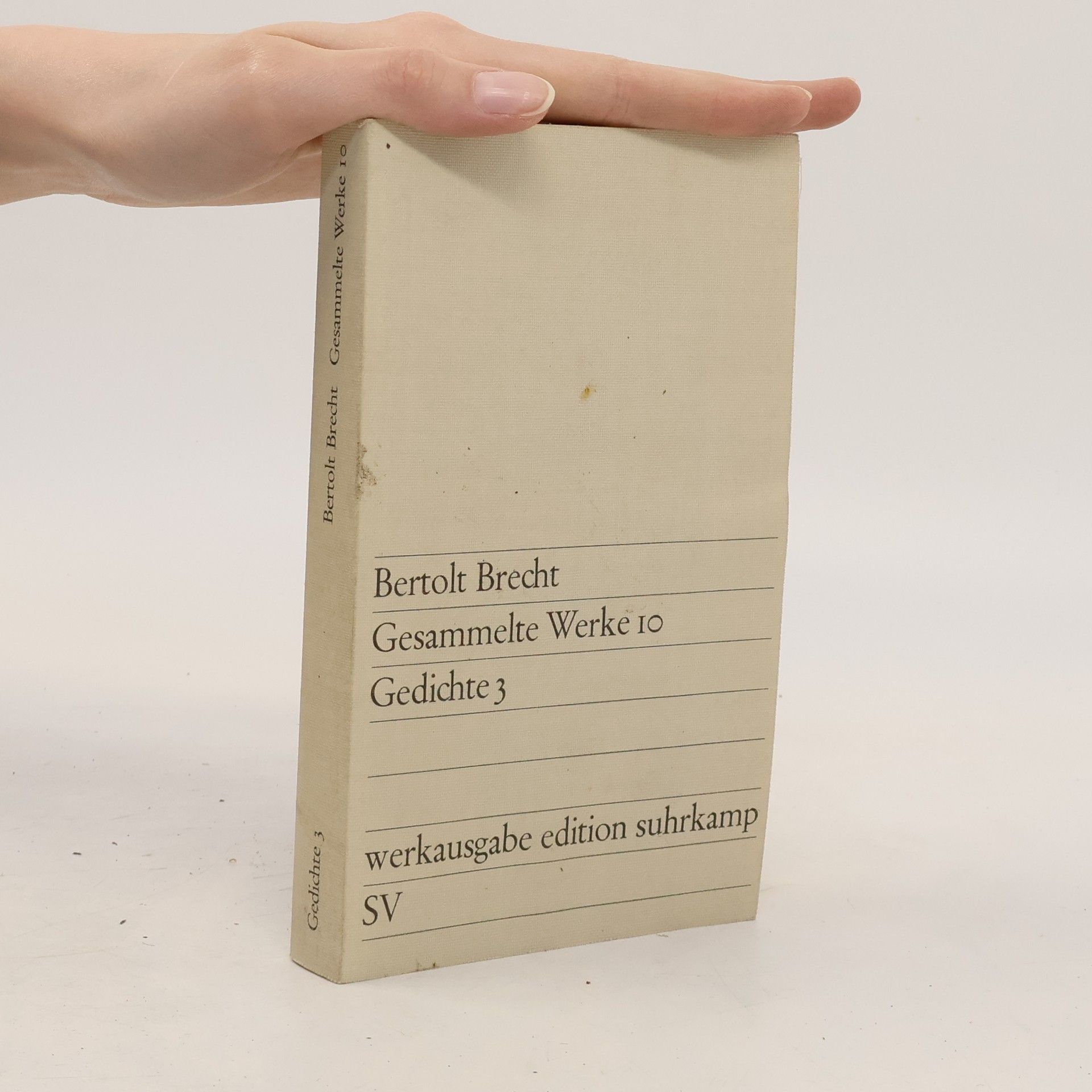 Bertolt Brecht Gesammelte Werke 10. Gedichte 3