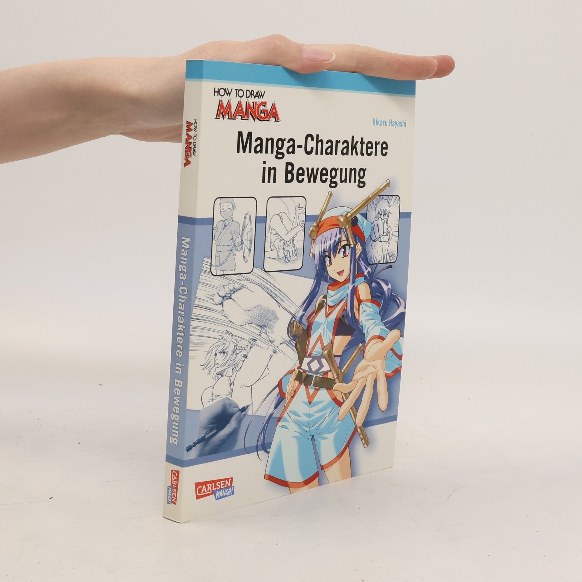 Hikaru Hayashi Manga-Charaktere in Bewegung