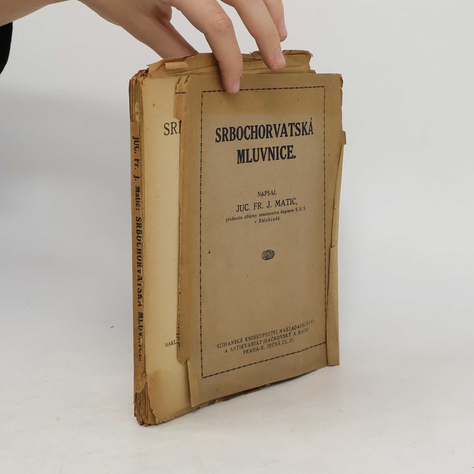 F. J. Matić Srbochorvatská mluvnice