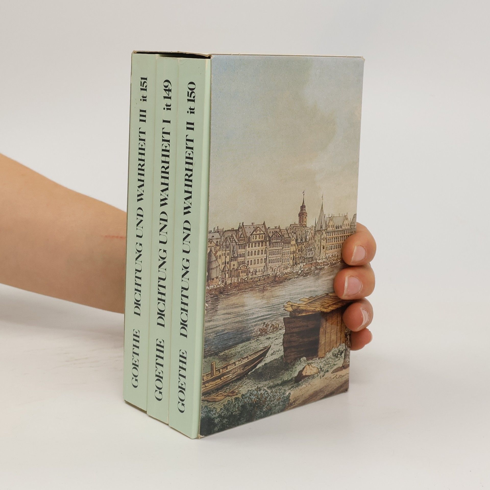 Johann Wolfgang von Goethe Dichtung und Wahrheit I.-III. Insel Taschenbuch 149-151