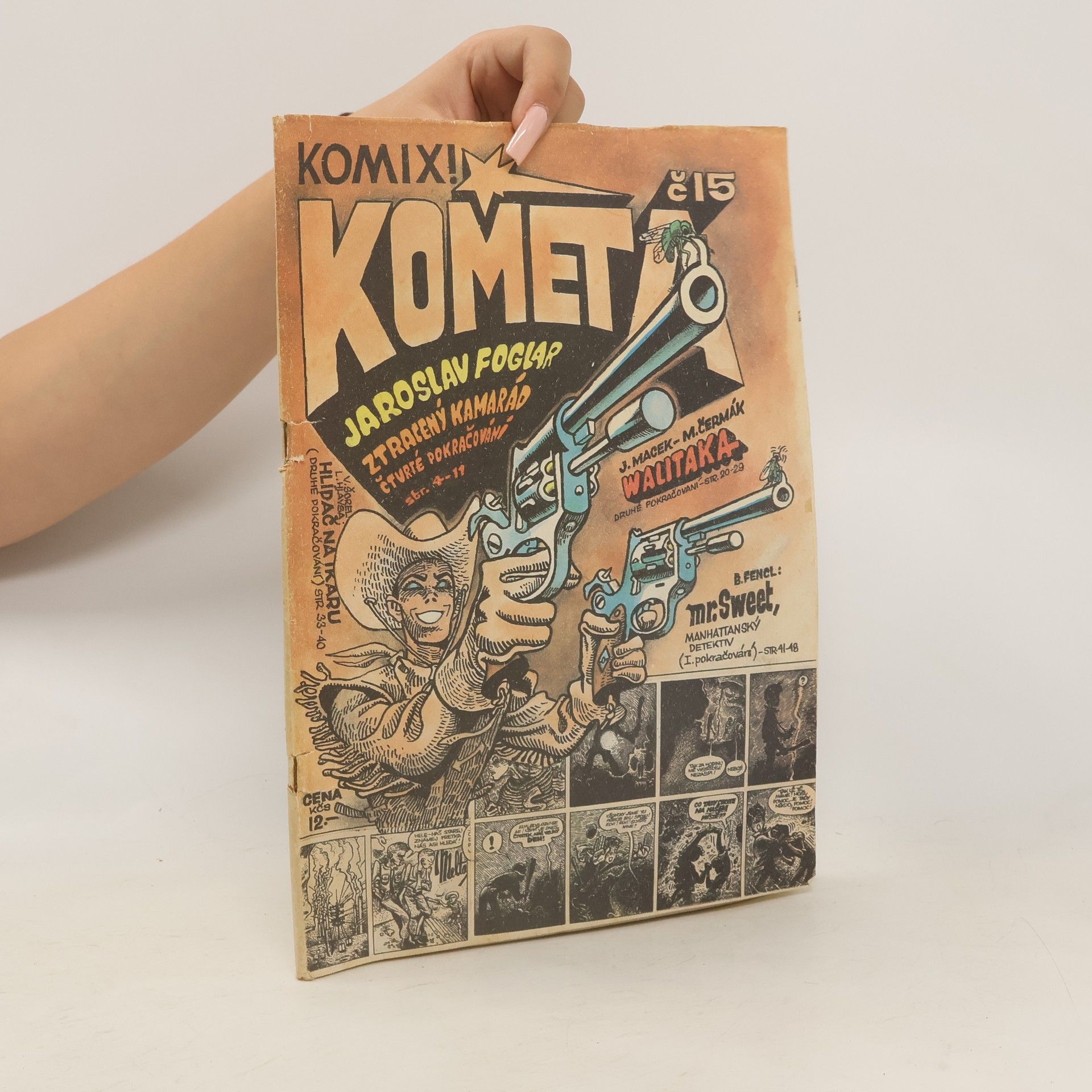 K. Saudek Kometa, obrázkové seriály pro chlapce a děvčata č. 15
