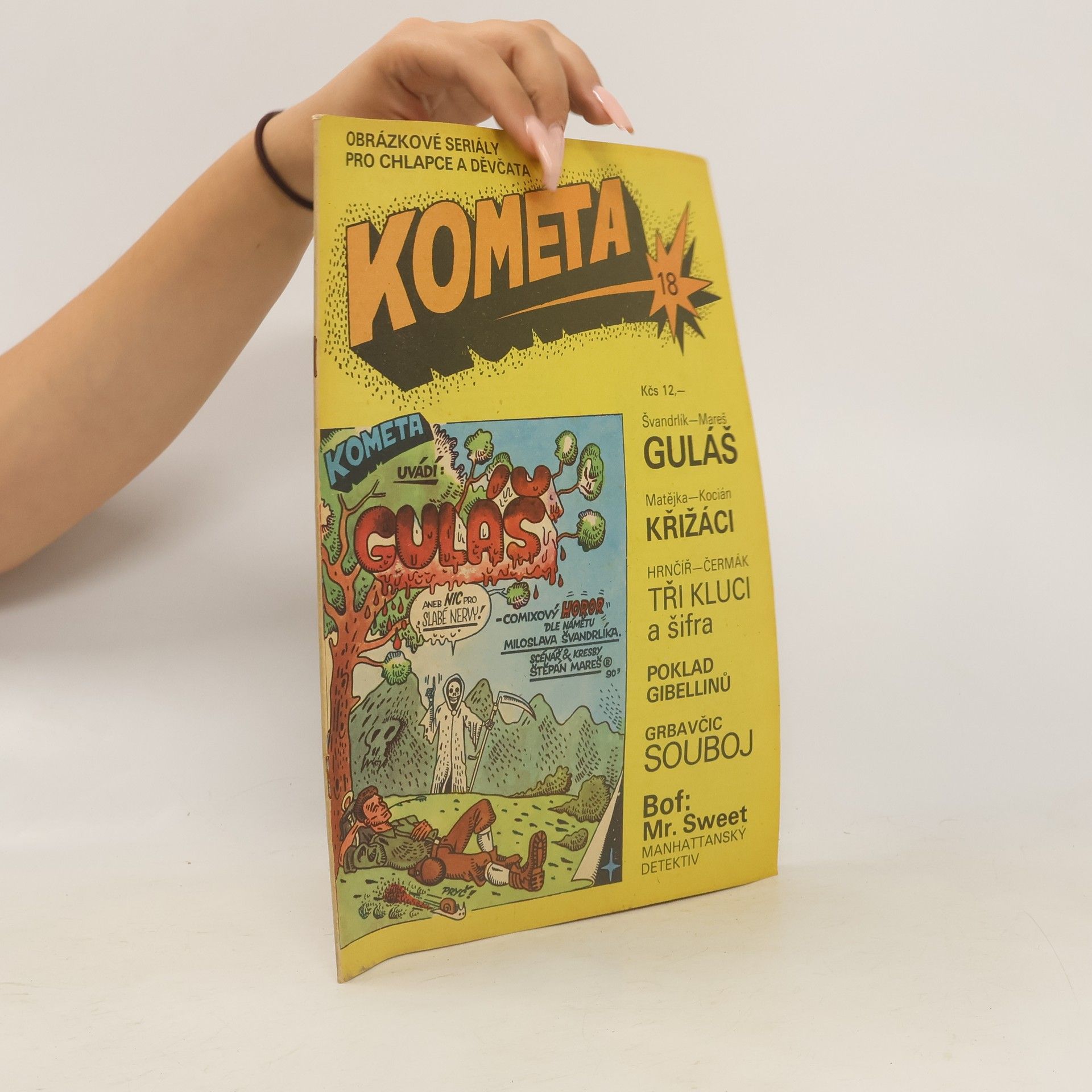 Š. Mareš Kometa, obrázkové seriály pro chlapce a děvčata č. 18
