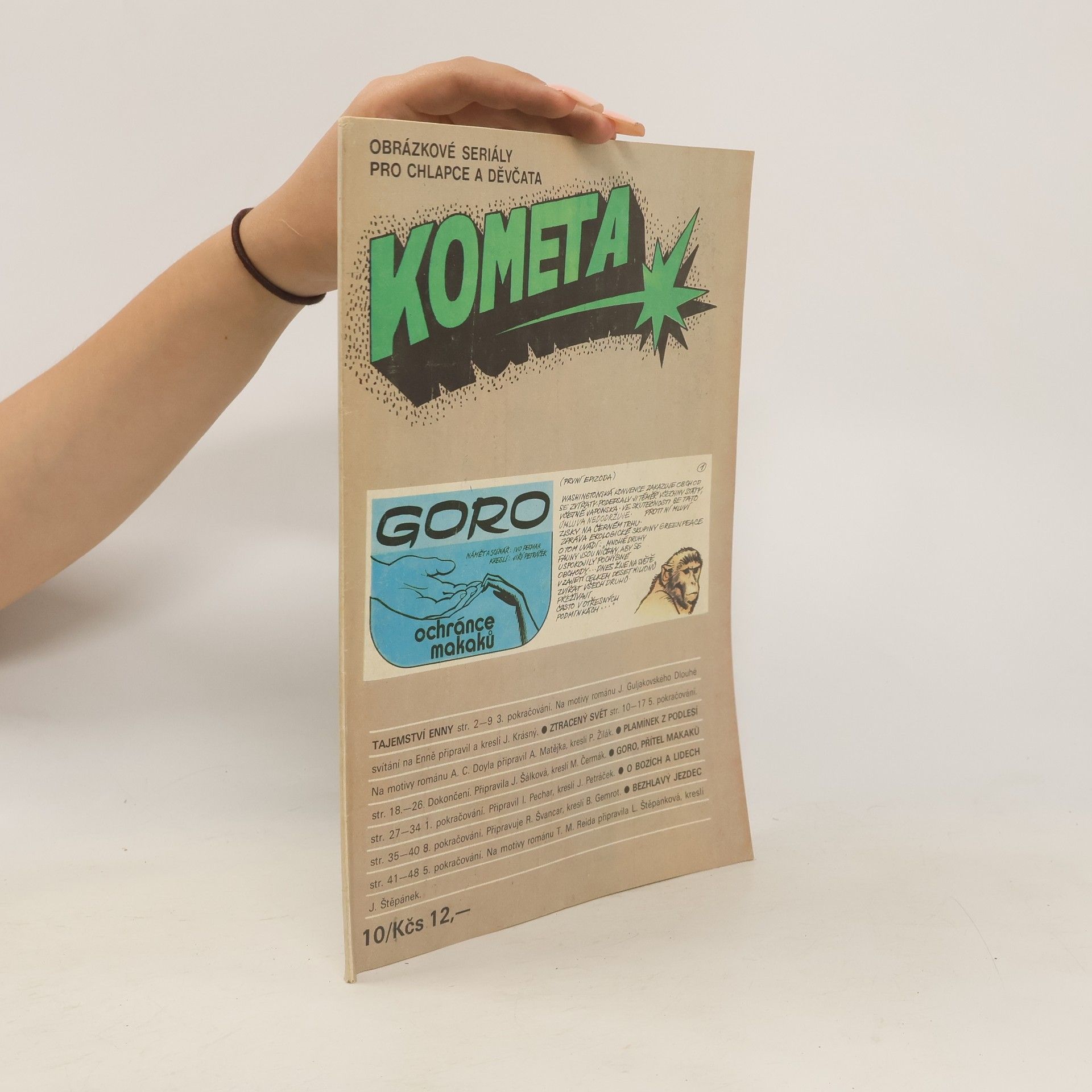 Kolektiv autorů Kometa. Obrázkové seriály pro chlapce a děvčata. Goro