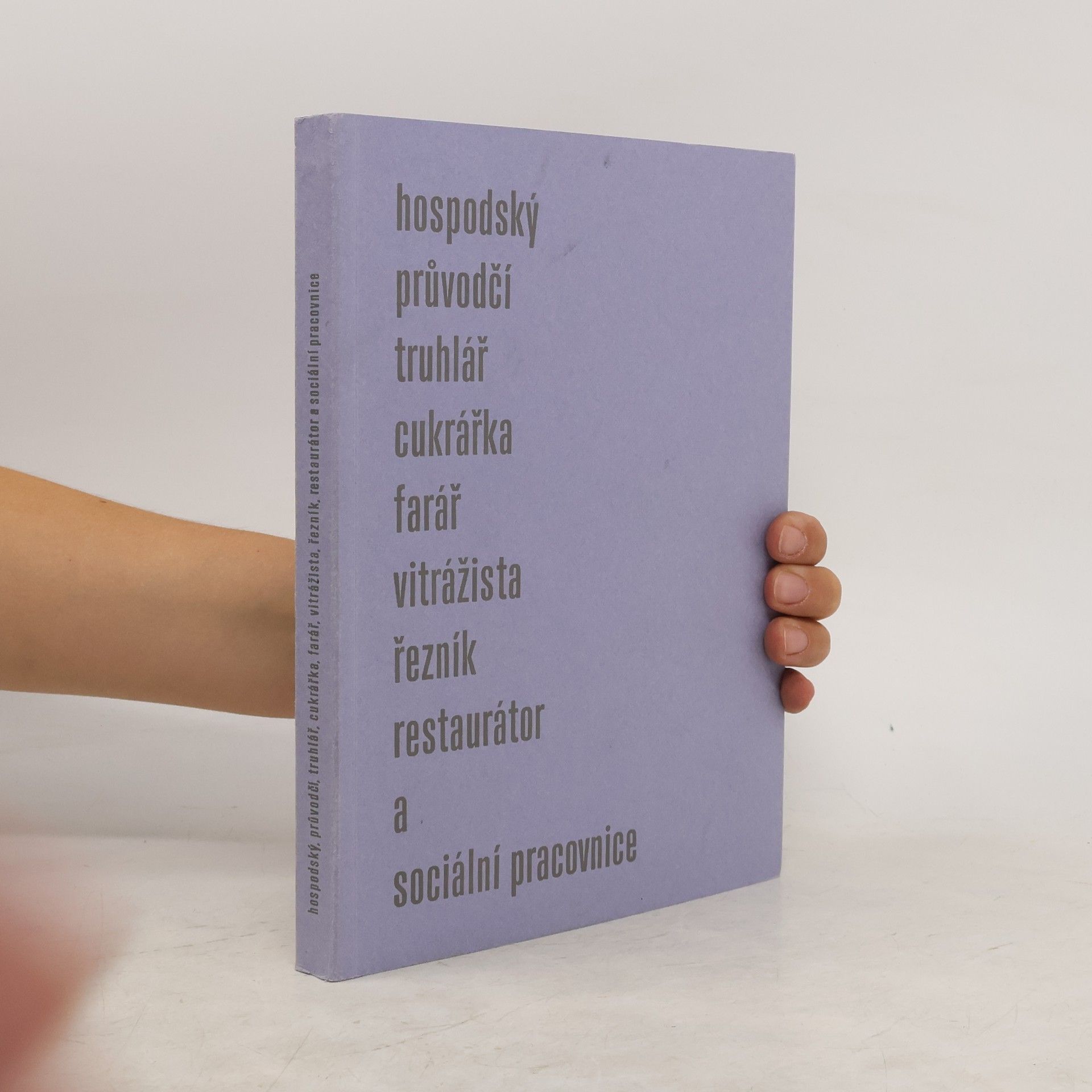 Barbora Satranská Hospodský, průvodčí, truhlář, cukrářka, farář, vitrážistka, řezník, restaurátor a sociální pracovnice