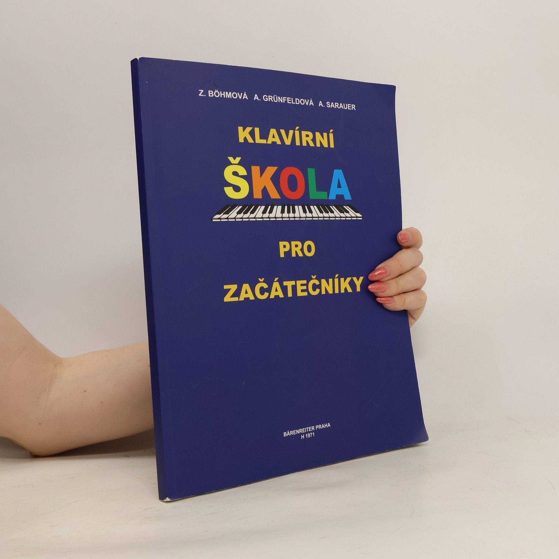 Alois Sarauer Klavírní škola pro začátečníky