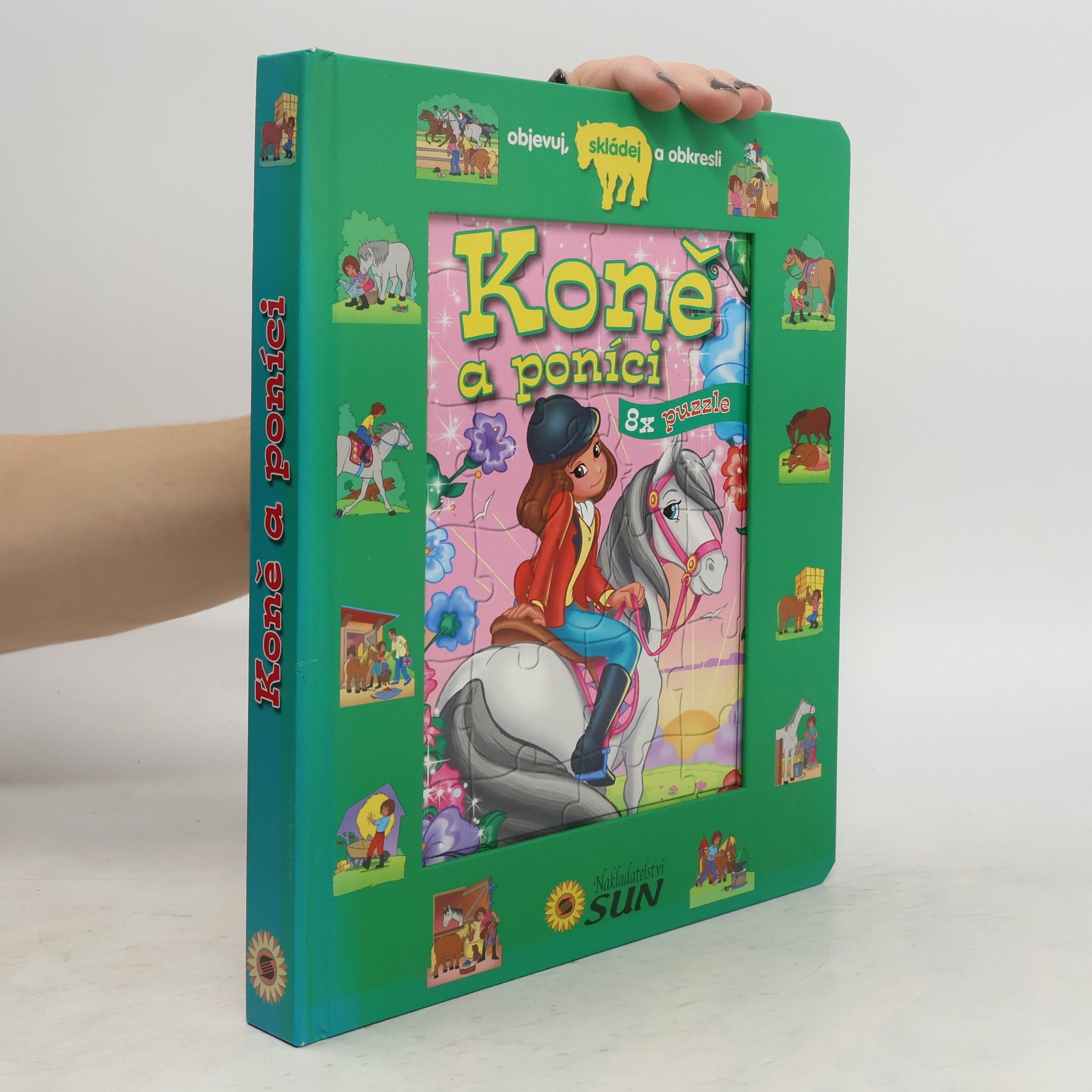 Marcela Grez Koně a poníci : 8x puzzle