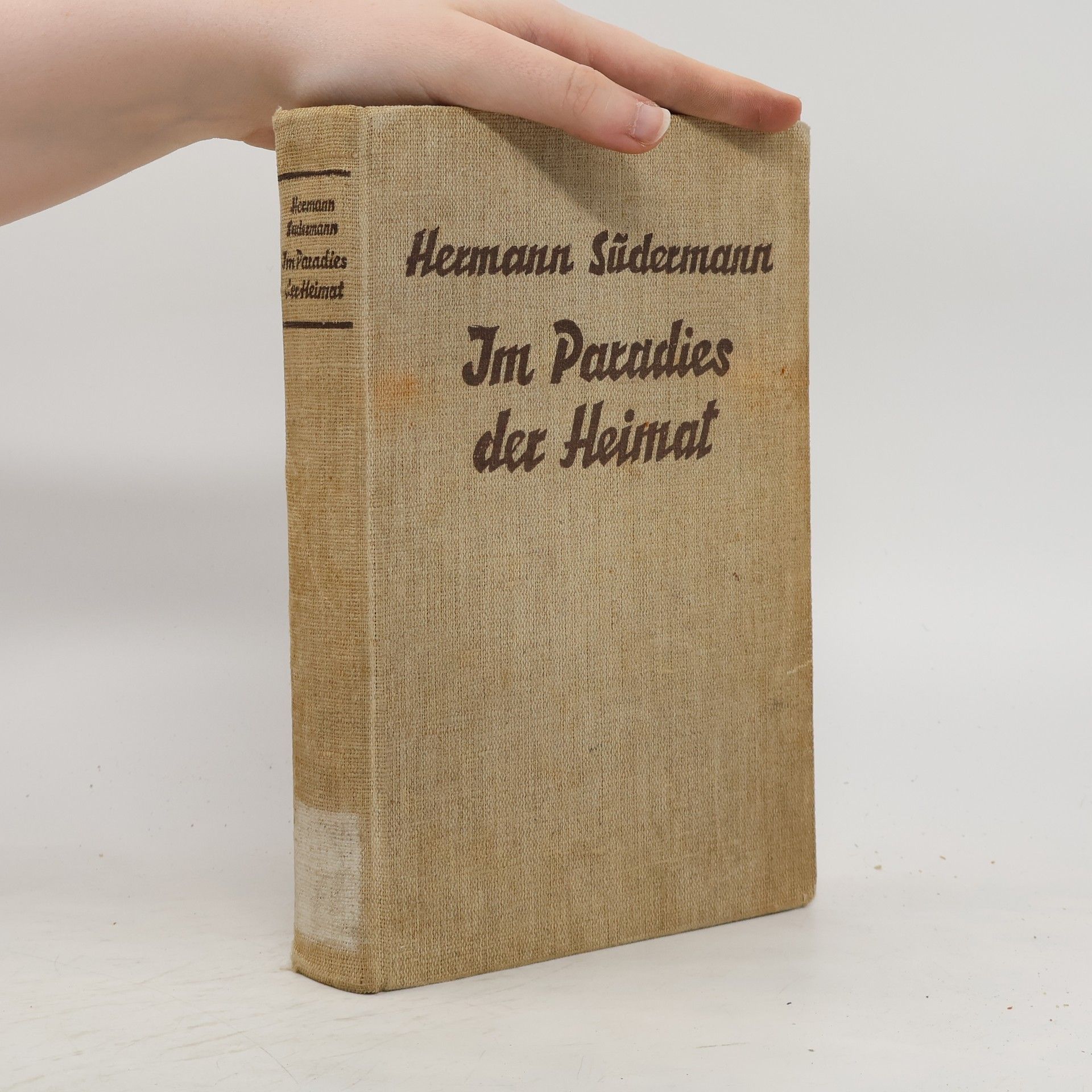 Hermann Sudermann Im Paradies der Heimat