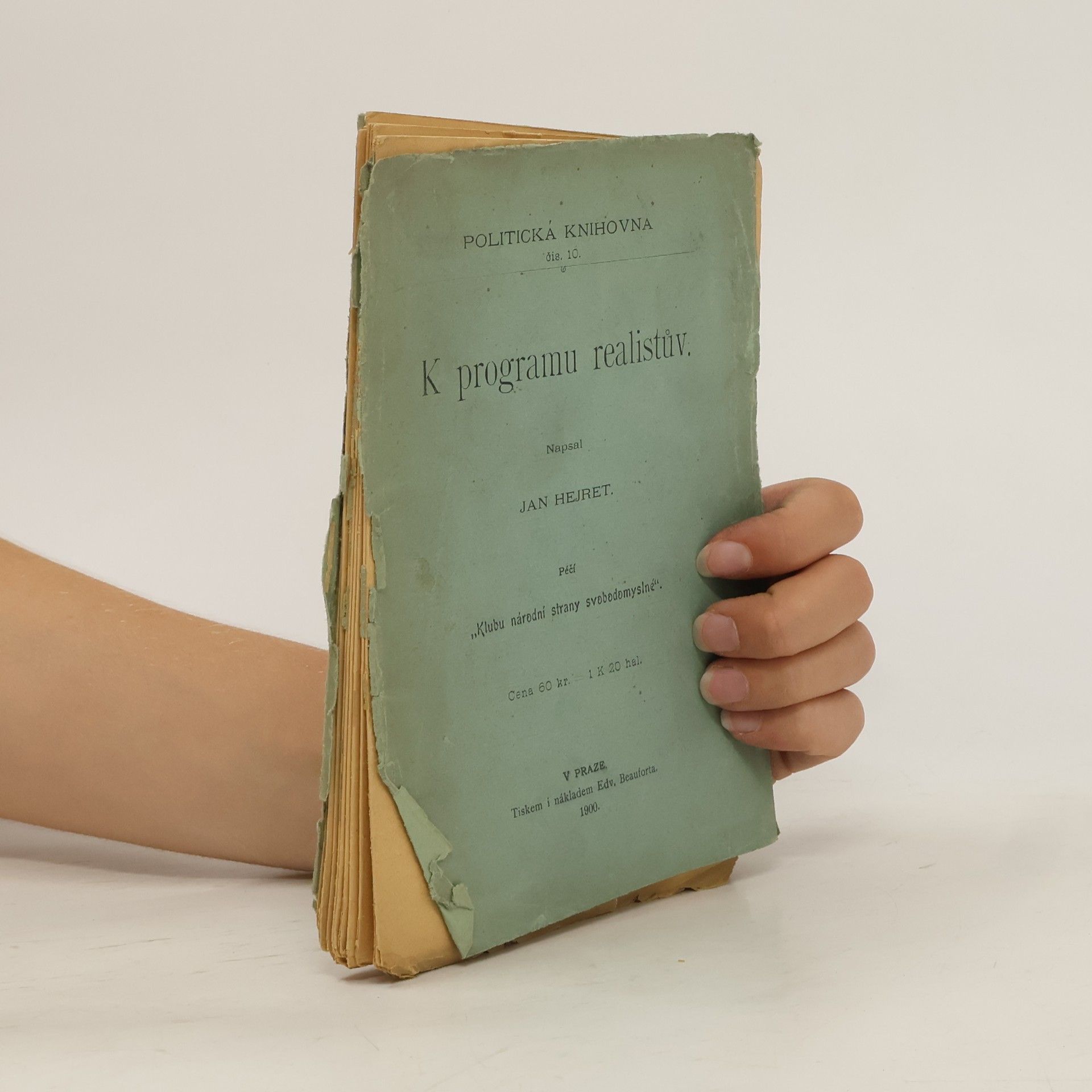 Jan Hejret K programu realistův