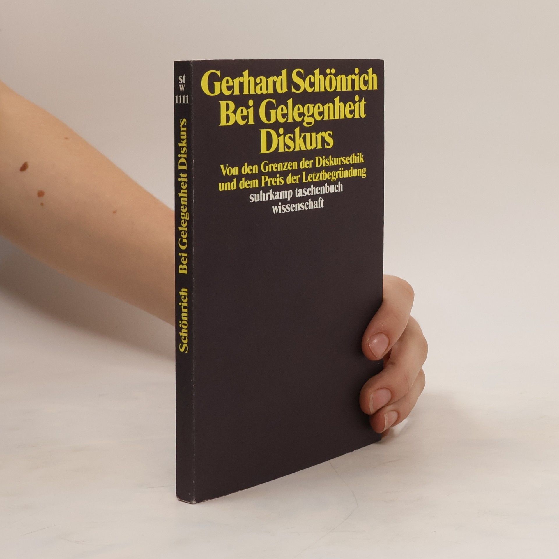 Gerhard Schönrich Bei Gelegenheit Diskurs