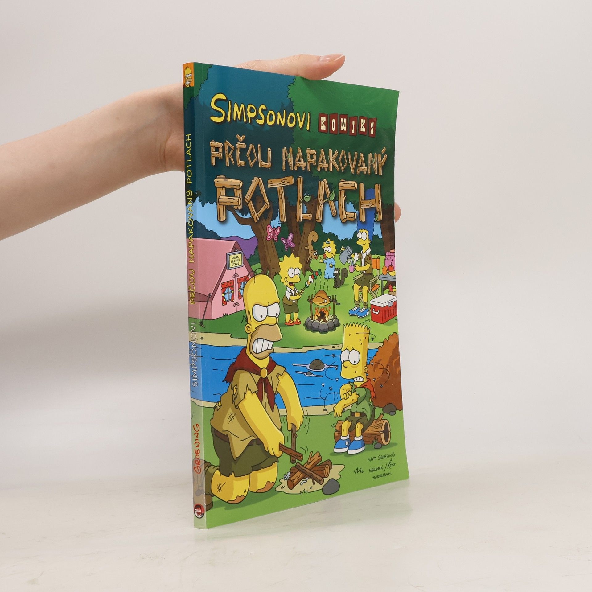 Matt Groening Simpsonovi: Prčou napakovaný potlach