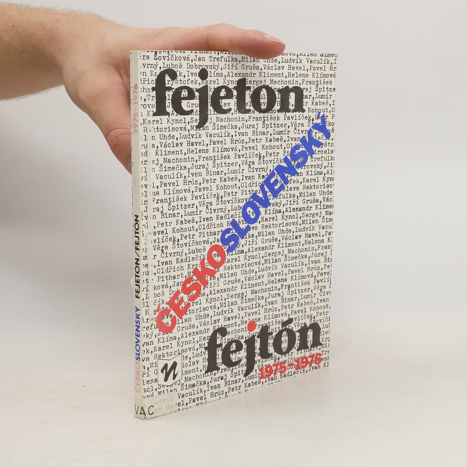 Ludvík Vaculík Československý fejeton/fejtón 1975-1976