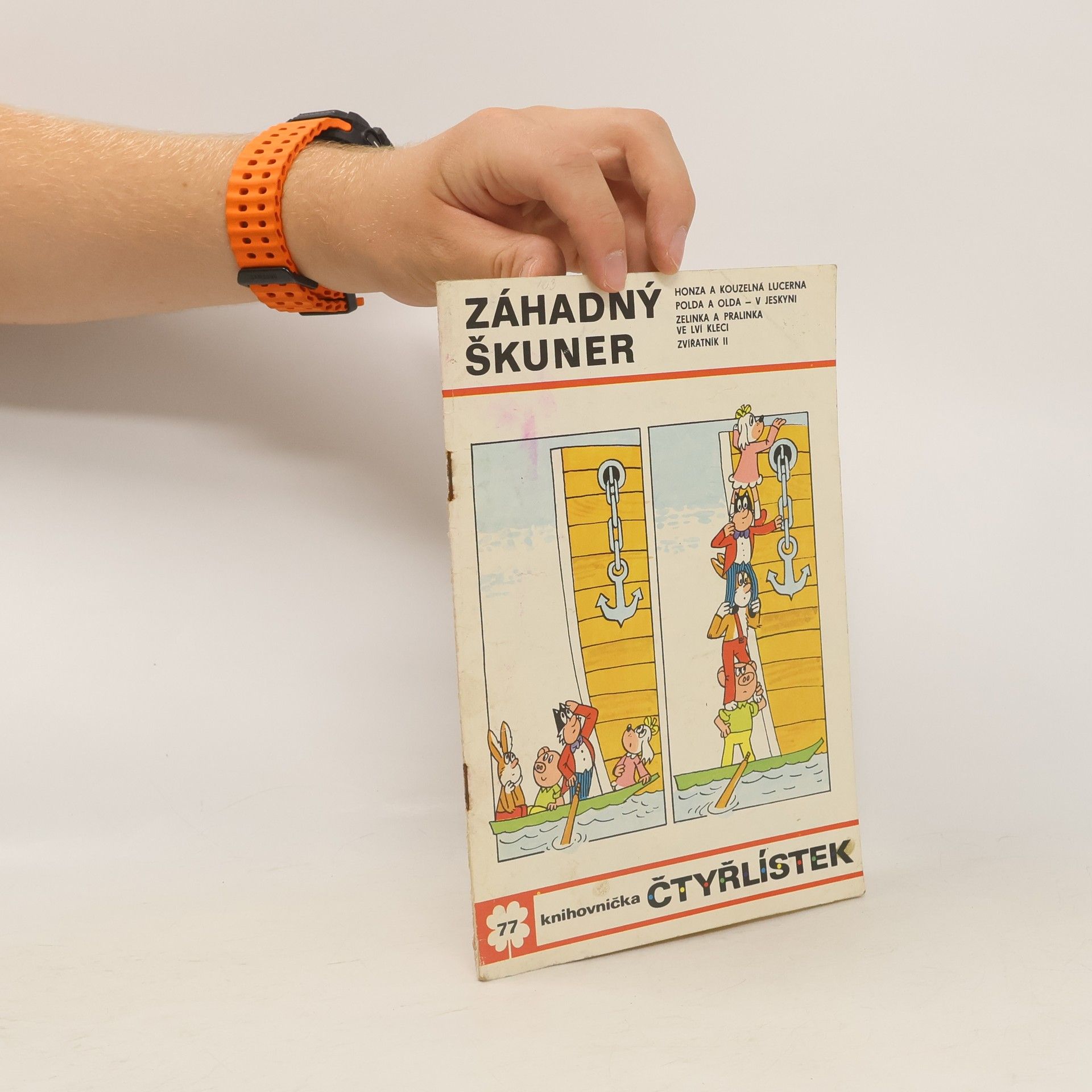 Ljuba Štíplová Čtyřlístek č. 77. Záhadný škuner