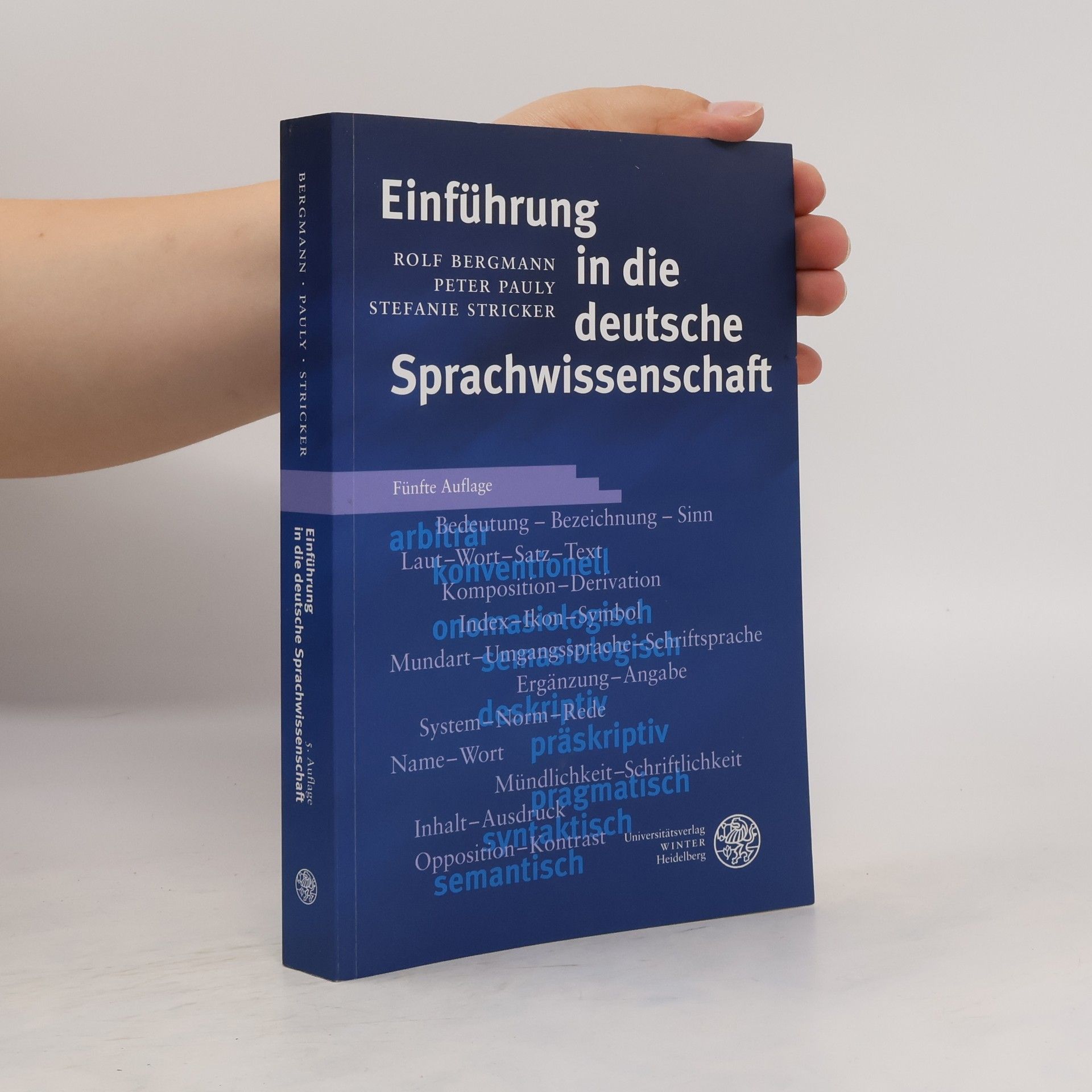 Rolf Bergmann Einführung in die deutsche Sprachwissenschaft