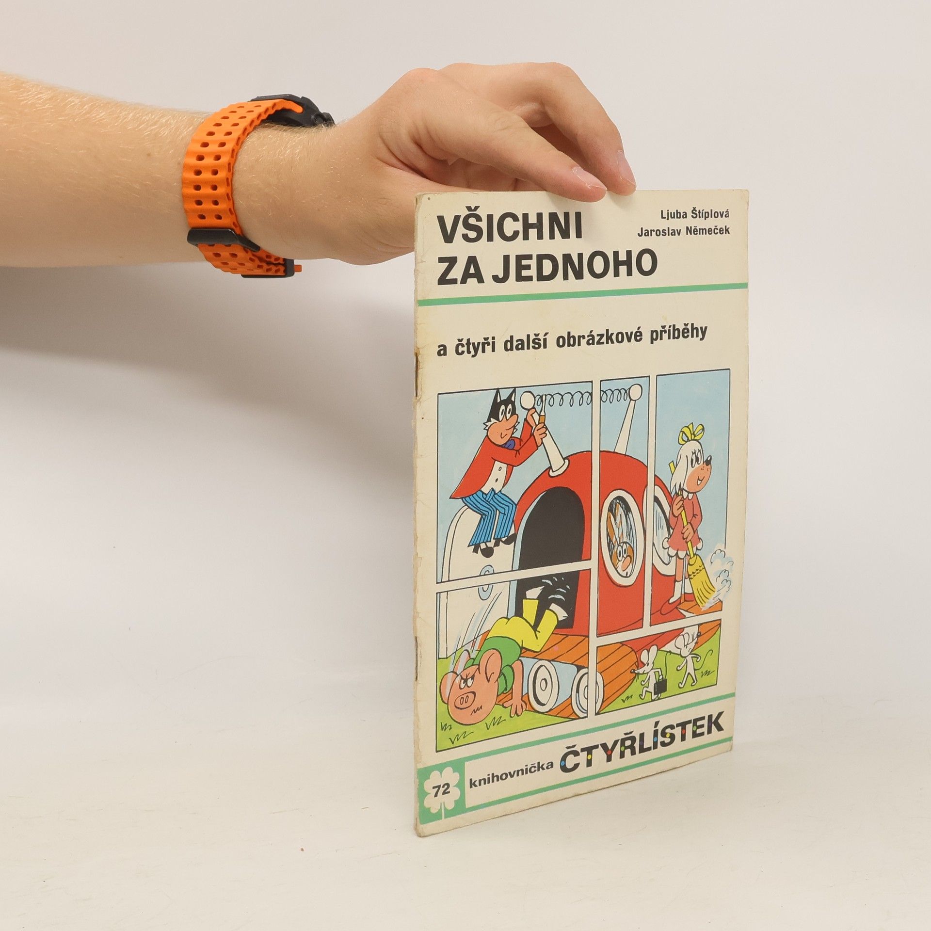Jaroslav Němeček Čtyřlístek č. 72. Všichni za jednoho