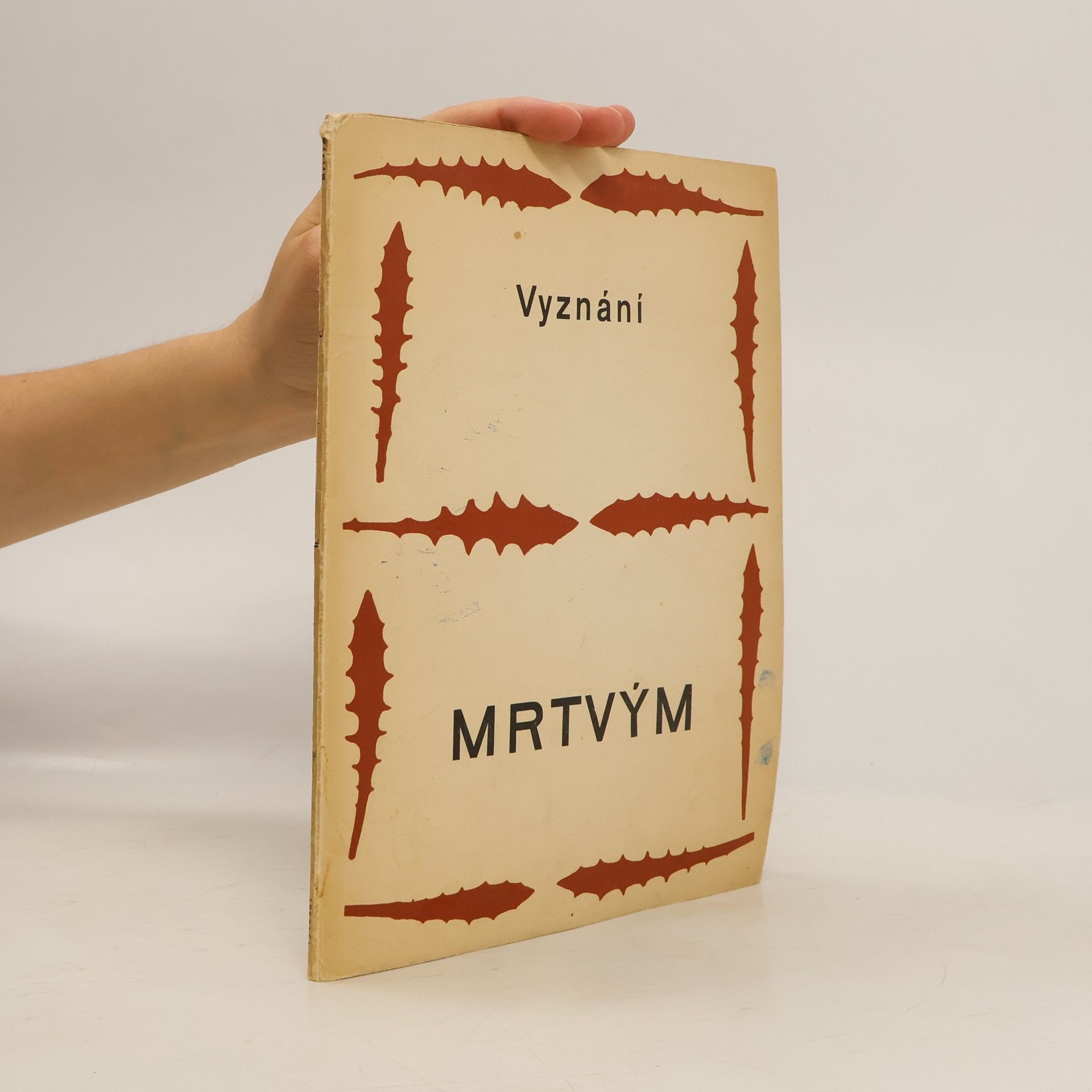 Josef Čapek Vyznání mrtvým