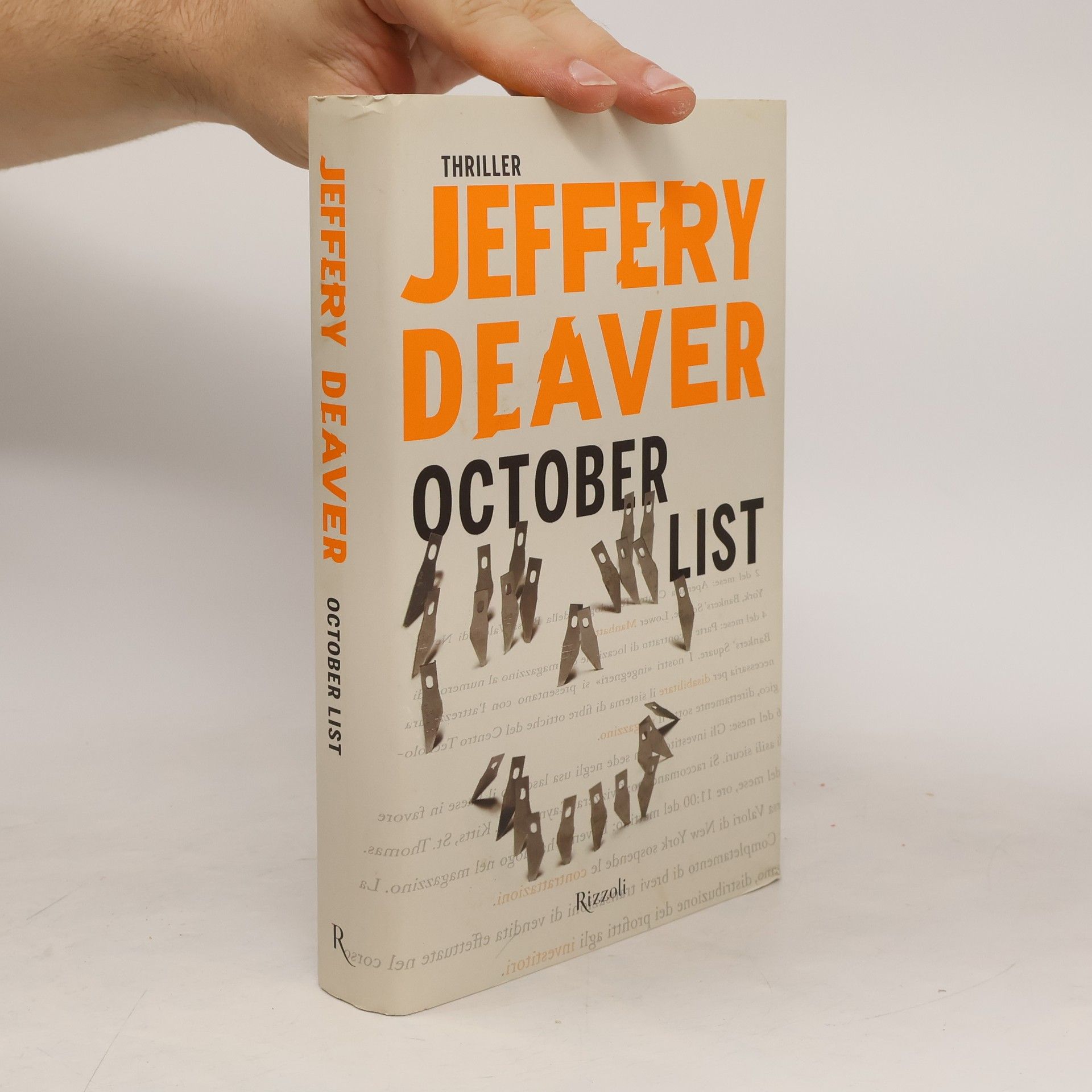 Jeffery Deaver October List