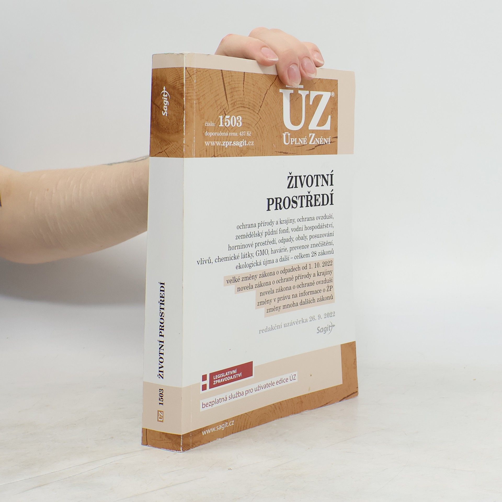 Autores varios Životní prostředí. Úplné znění č.1503