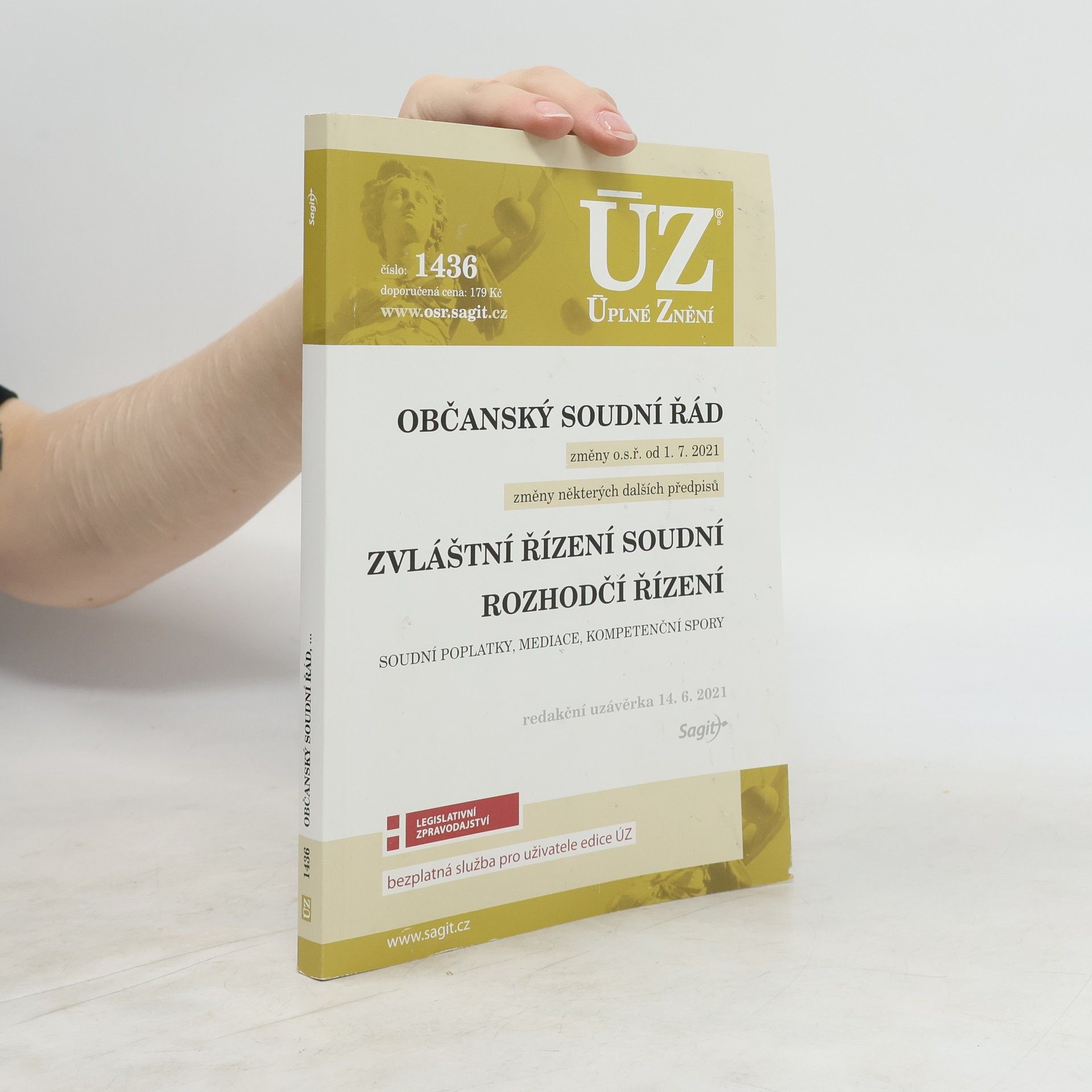 Autorenkollektiv Občanský soudní řád ; Zvláštní řízení soudní ; Rozhodčí řízení [ÚZ 2021 č. 1436]