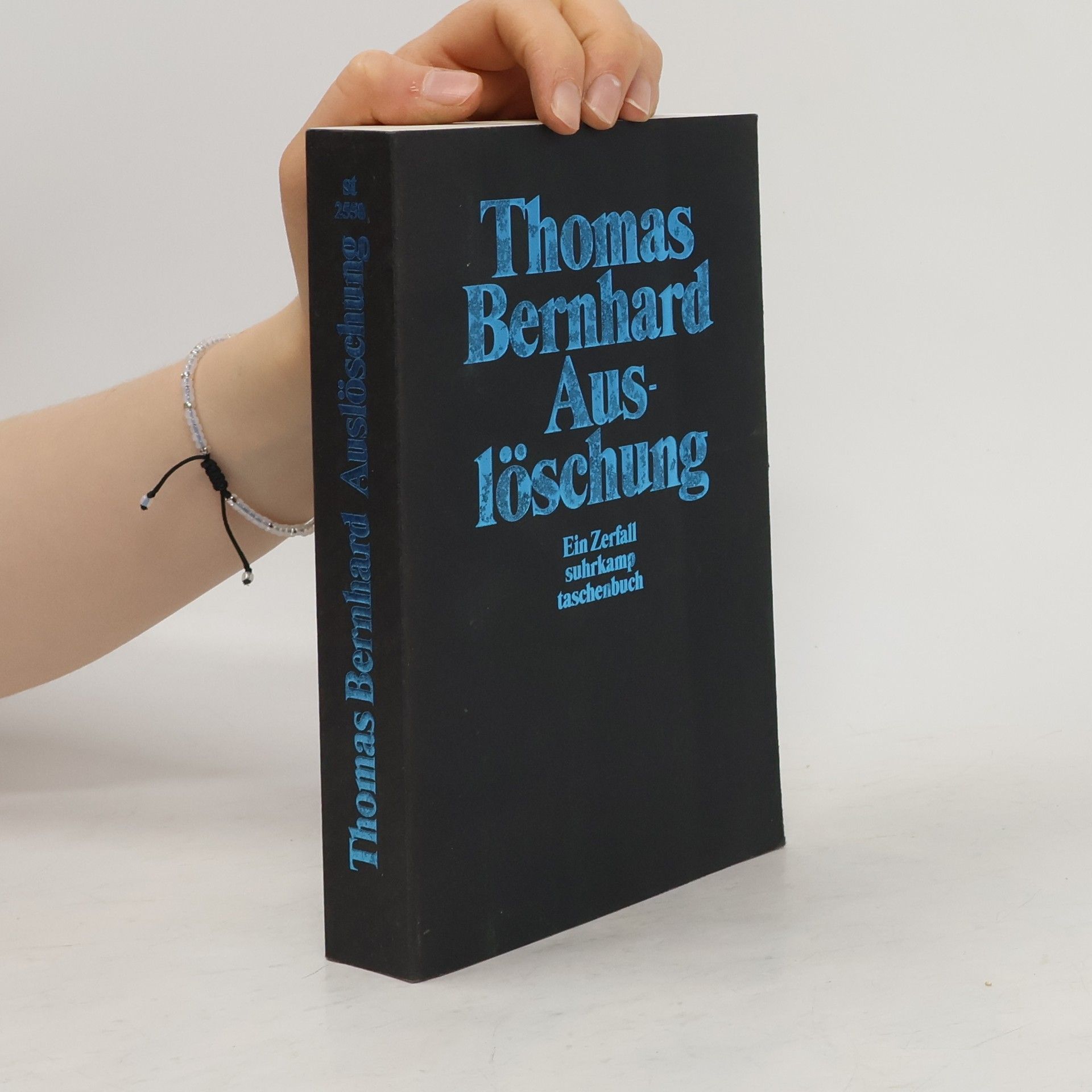 Thomas Bernhard Auslöschung : ein Zerfall