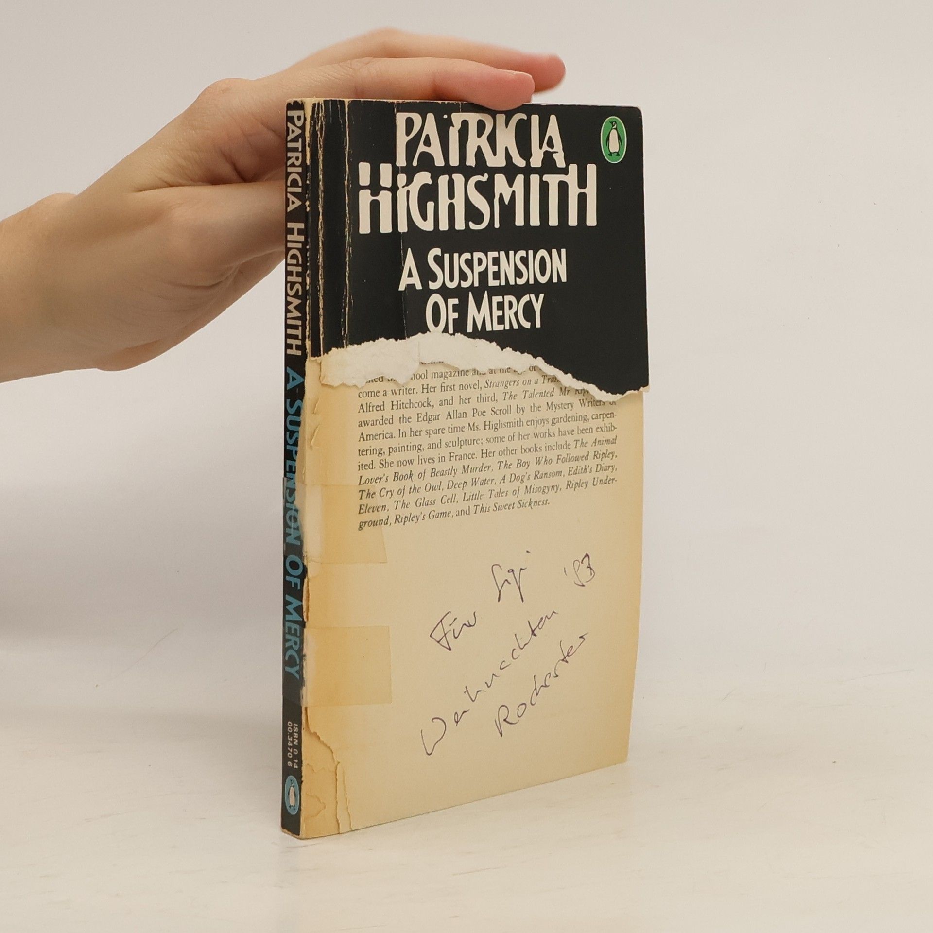 Patricia Highsmith A Suspension of Mercy