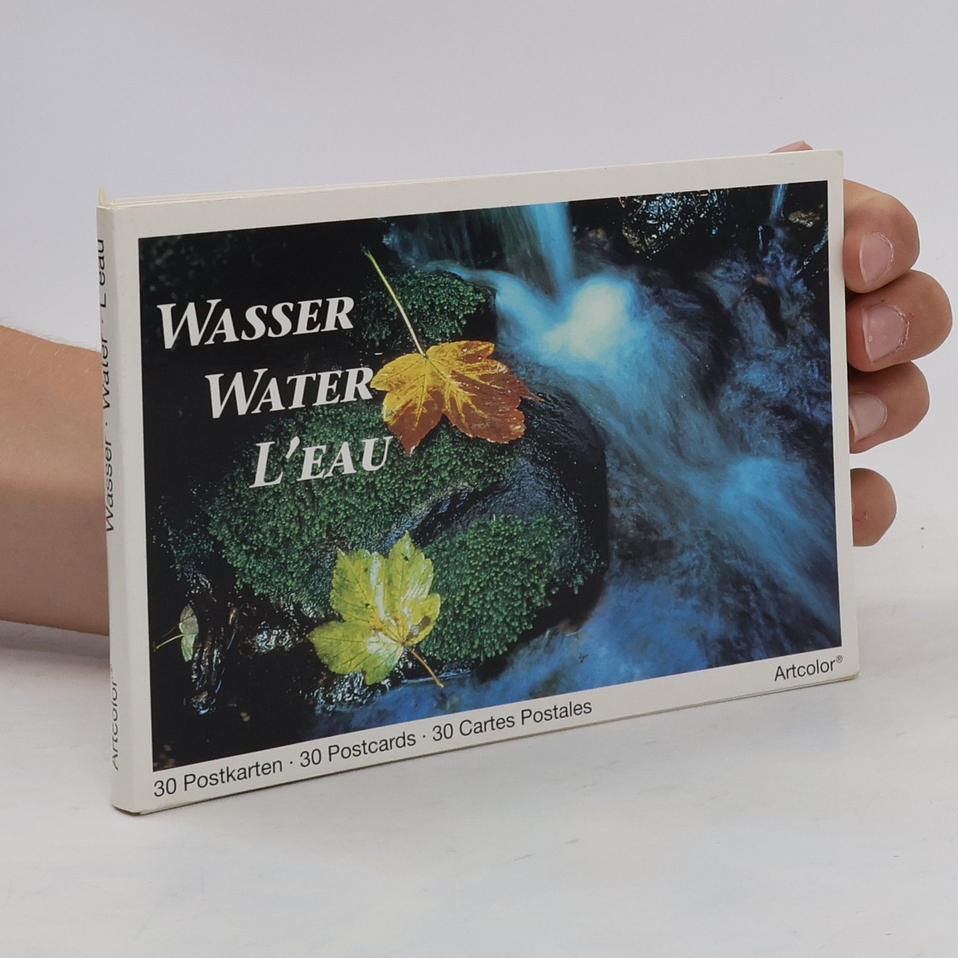 Autores varios Wasser Water L'eau. 30 Postkarten. 30 Postcards. 30 Cartes Postales