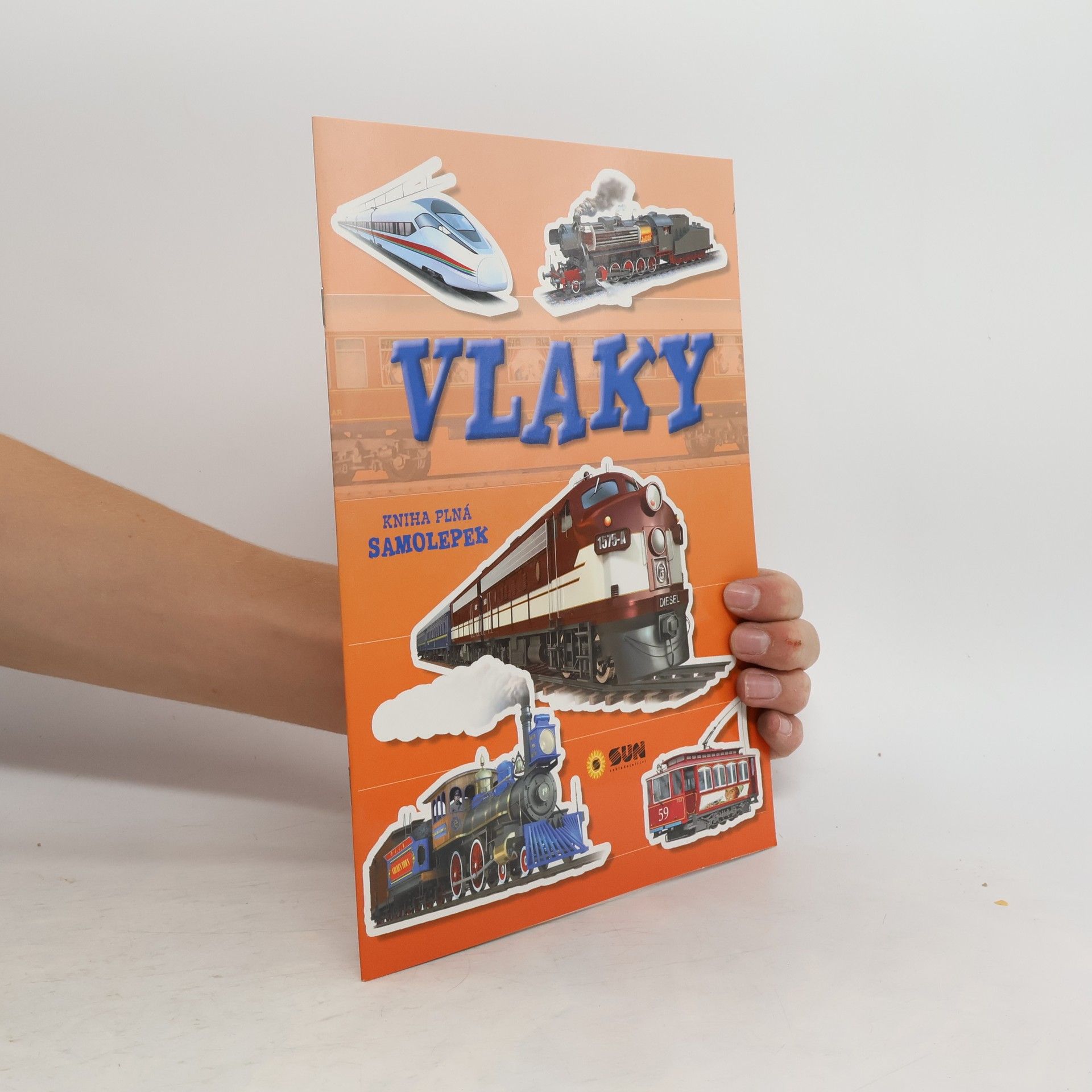 Kolektív autorov Vlaky - kniha plná samolepek