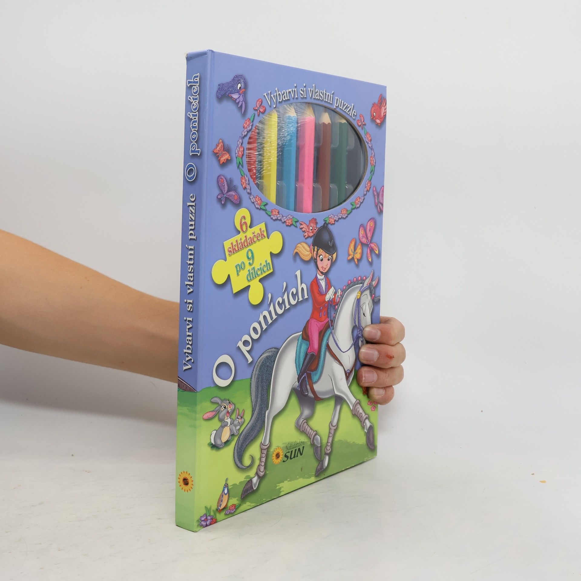 Marcela Grez Vybarvi si vlastní puzzle. O ponících
