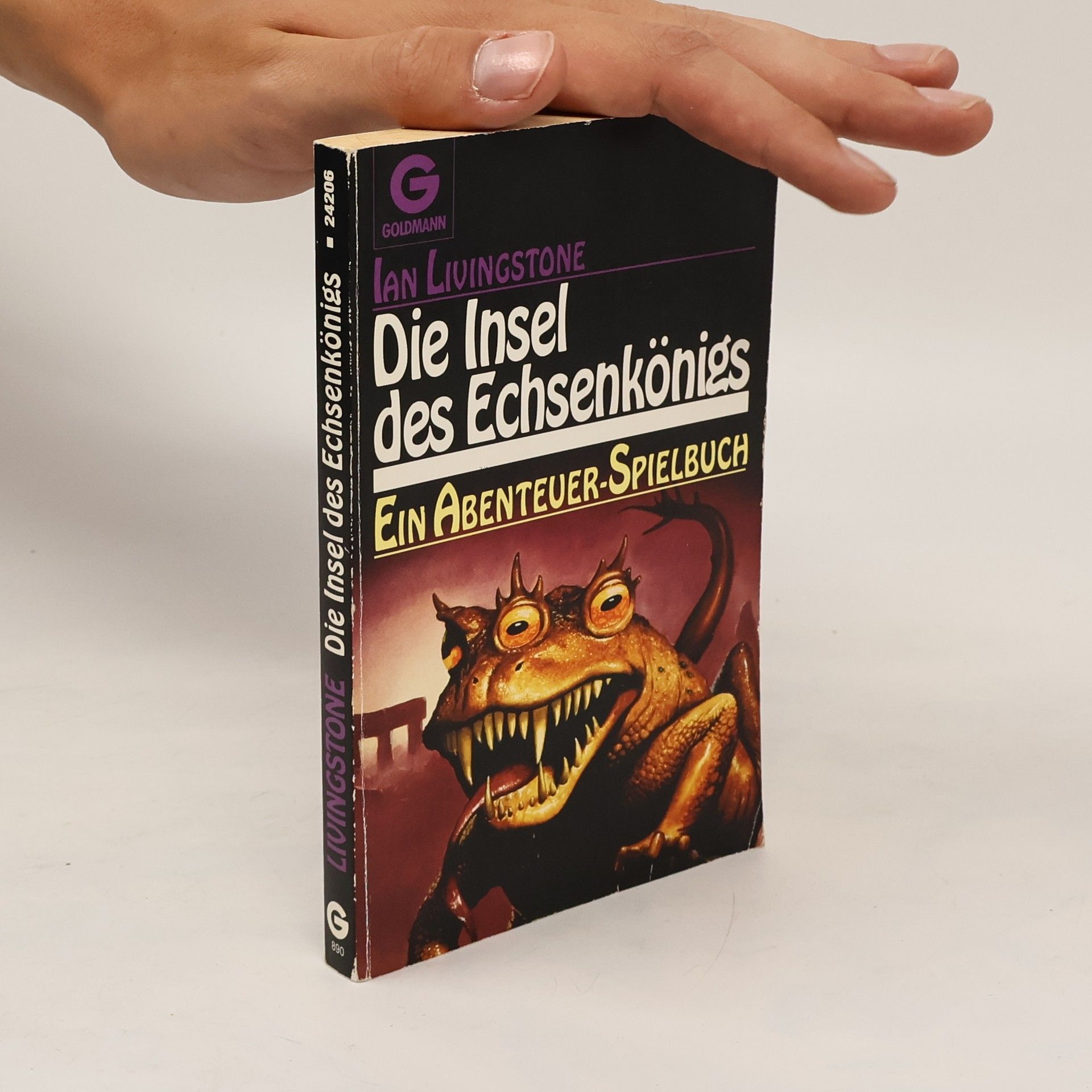Ian Livingstone Die Insel des Echsenkönigs. Ein Abenteuer- Spielbuch.