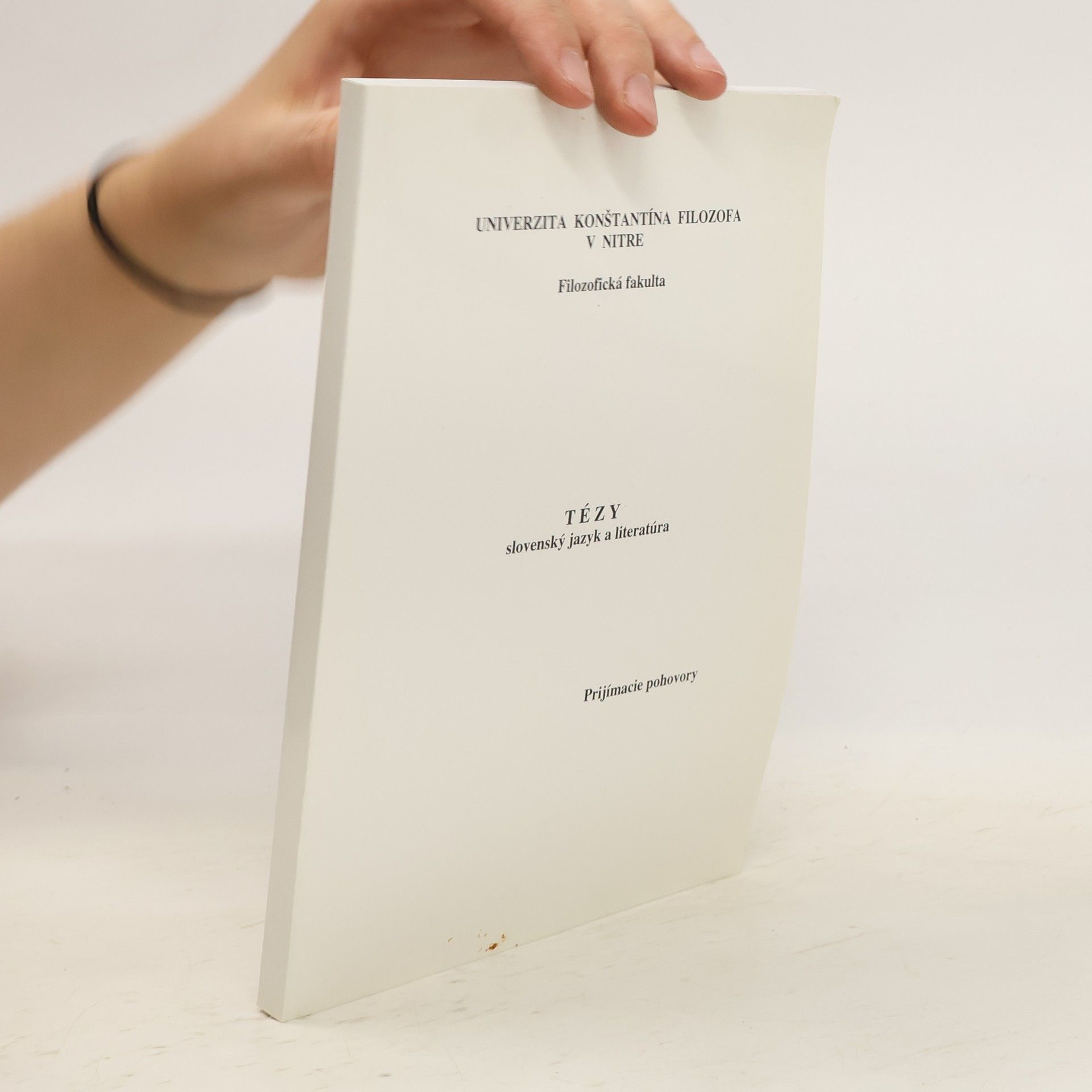 kolektiv Tézy. Slovenský jazyk a literatura