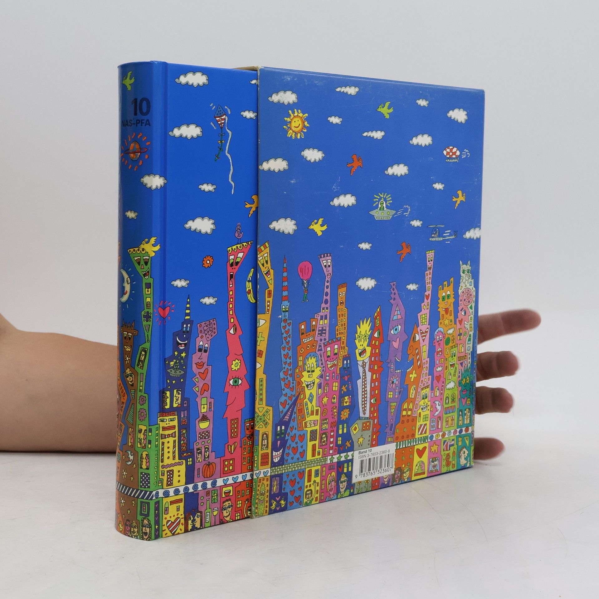 James Rizzi Der Brockhaus in Fünfzehn Bänden, James Rizzi ars mundi Exklusiv-Edition 10. Nas-Pfa