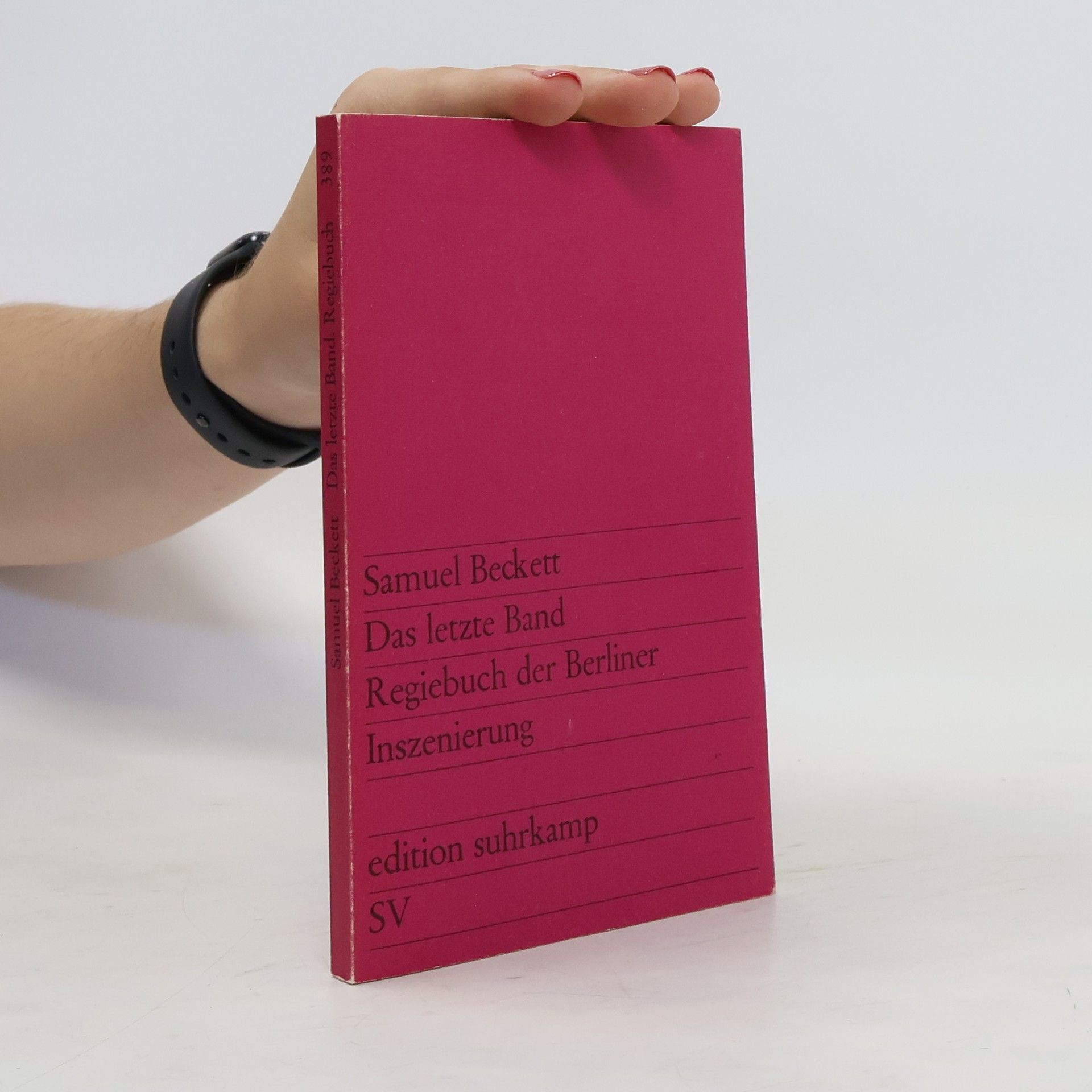 AA.VV. Samuel Beckett Das letzte Band Regiebuch der Berliner Inszenierung